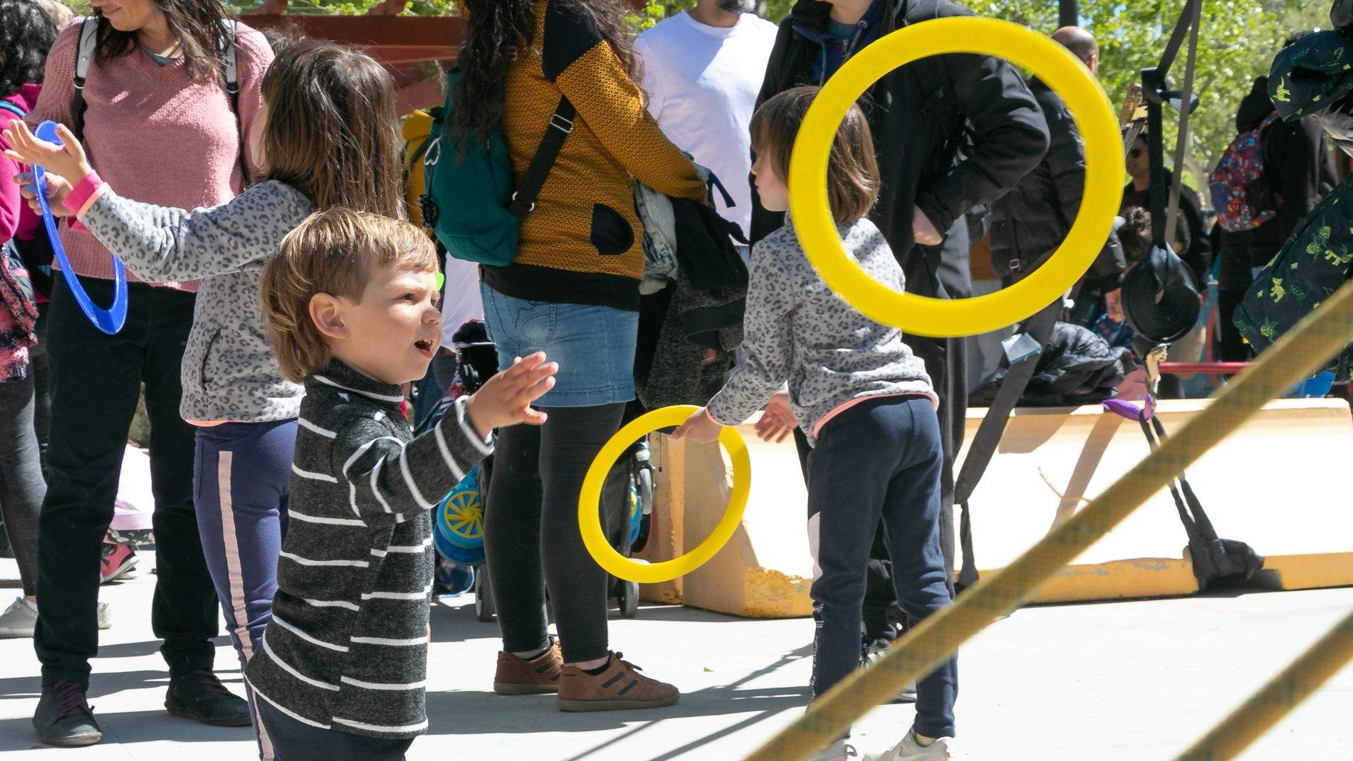 Día Mundial del Circo en Huesca. Foto Estela Alcay 