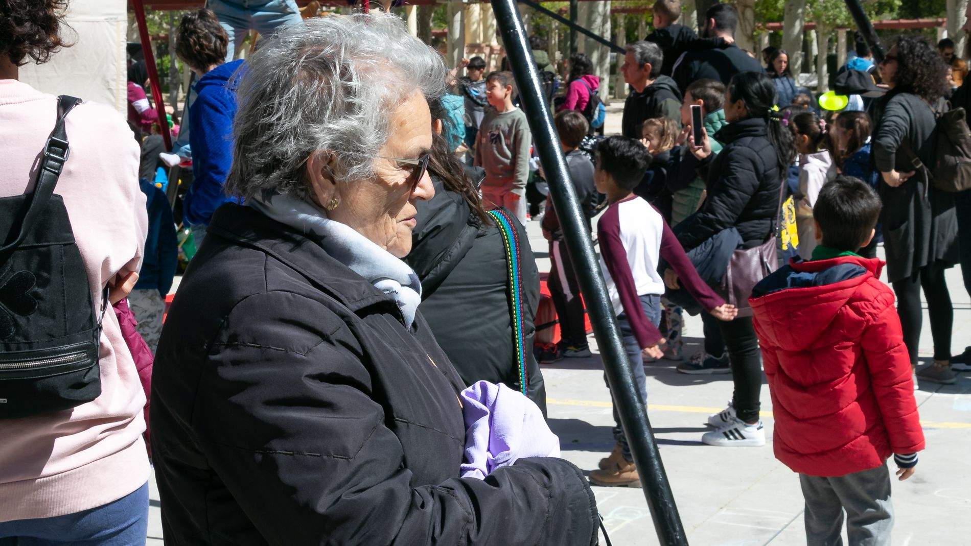 Día Mundial del Circo en Huesca. Foto Estela Alcay 