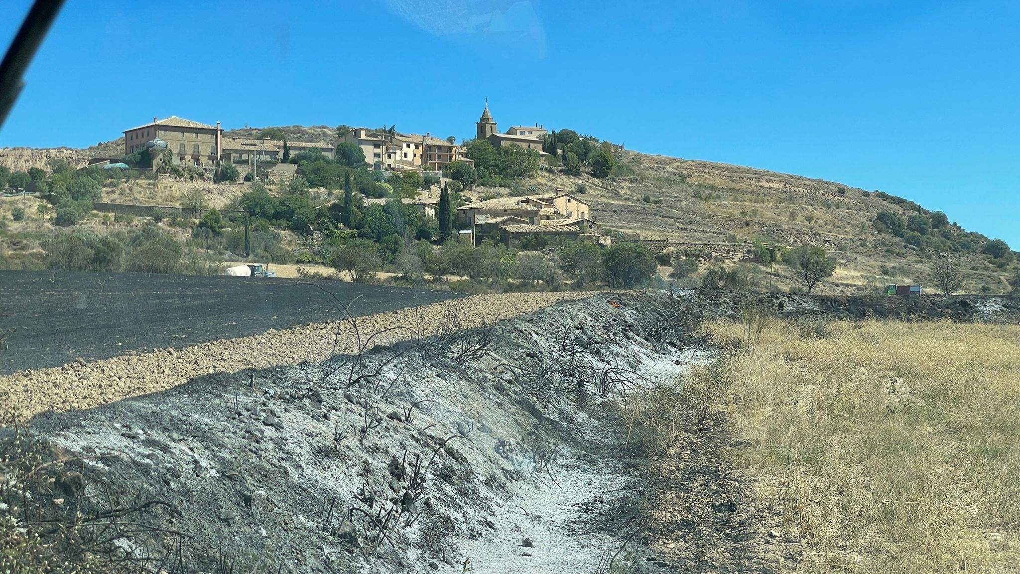 Incendio en Castilsabás