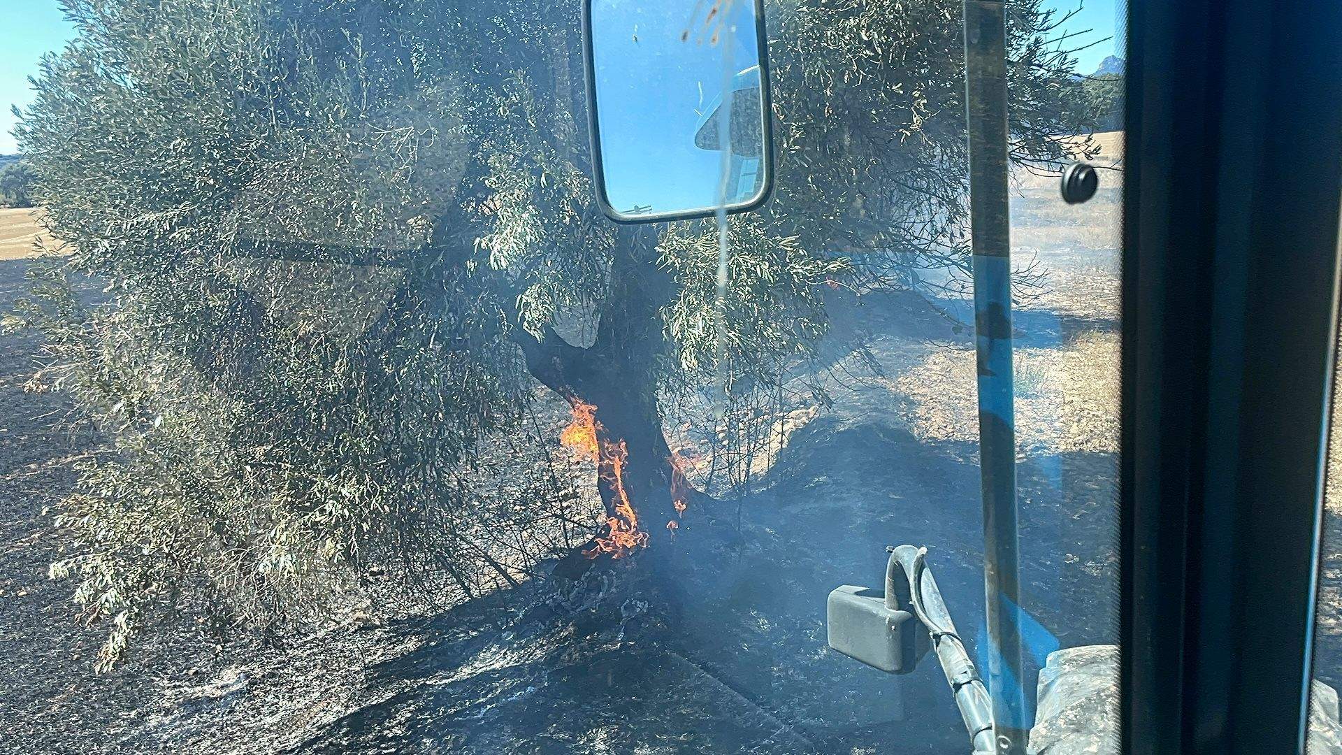 Incendio en Castilsabás