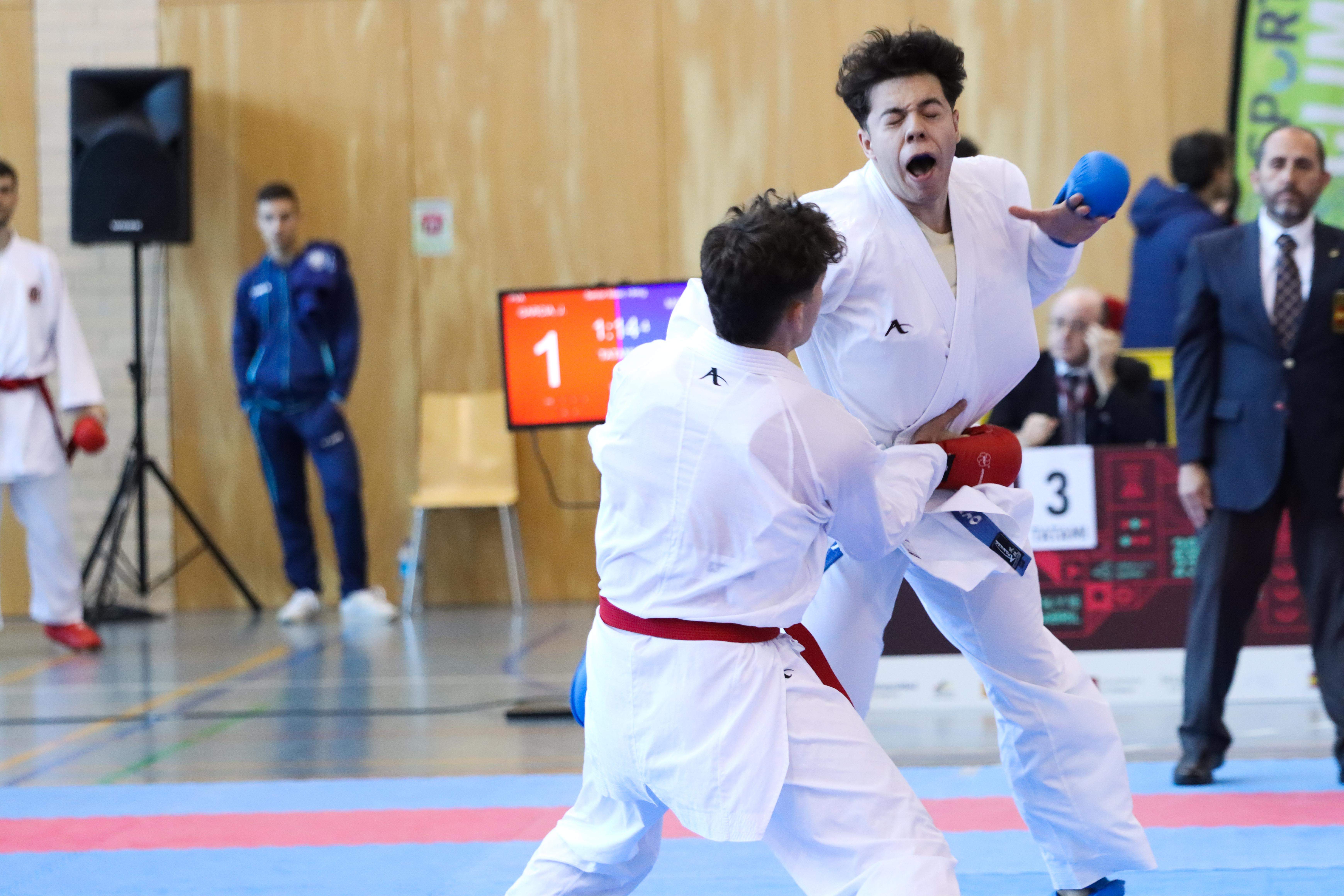 Campeonato de España Universitario de karate en Huesca. Foto: David Martínez