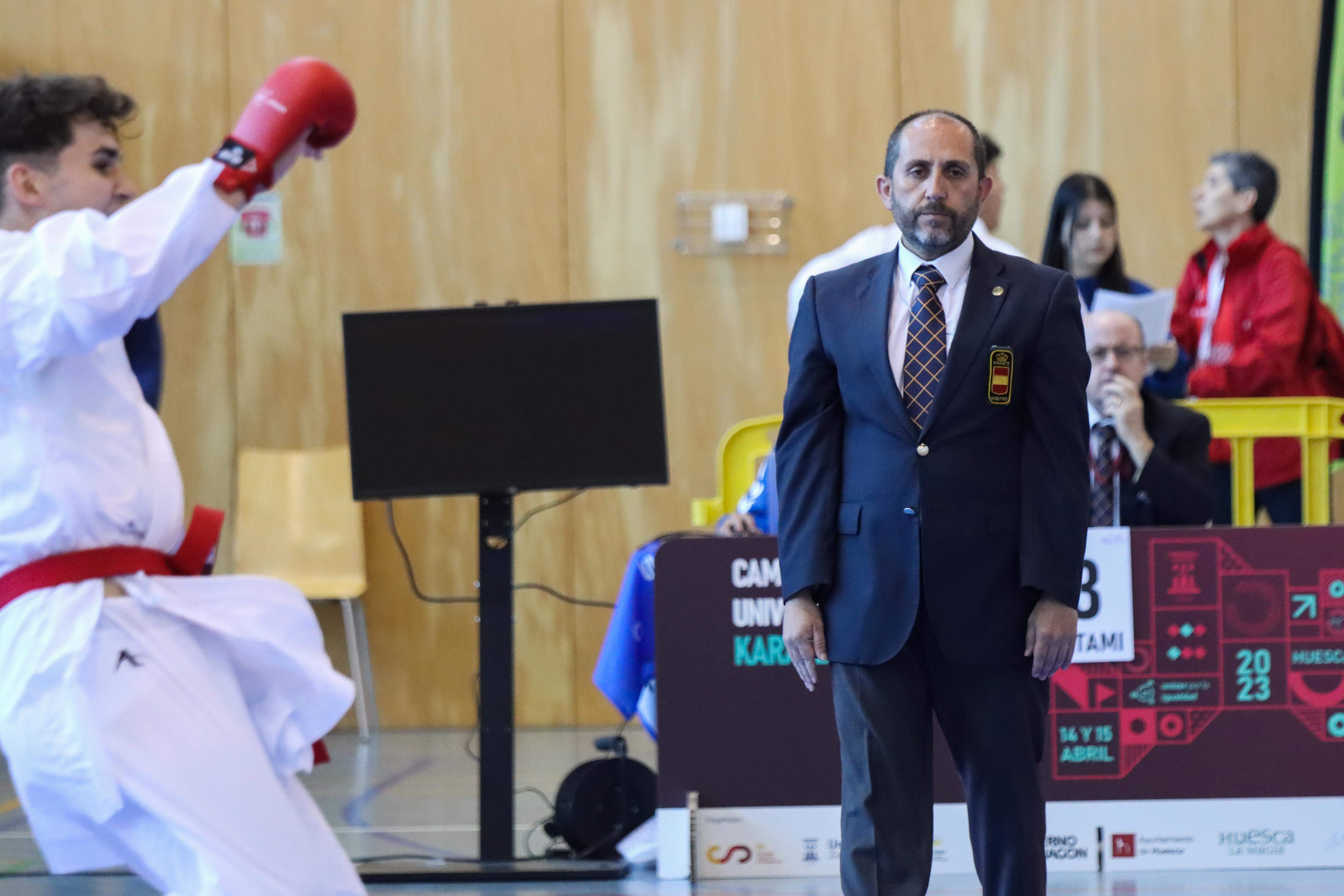 Campeonato de España Universitario de karate en Huesca. Foto: David Martínez