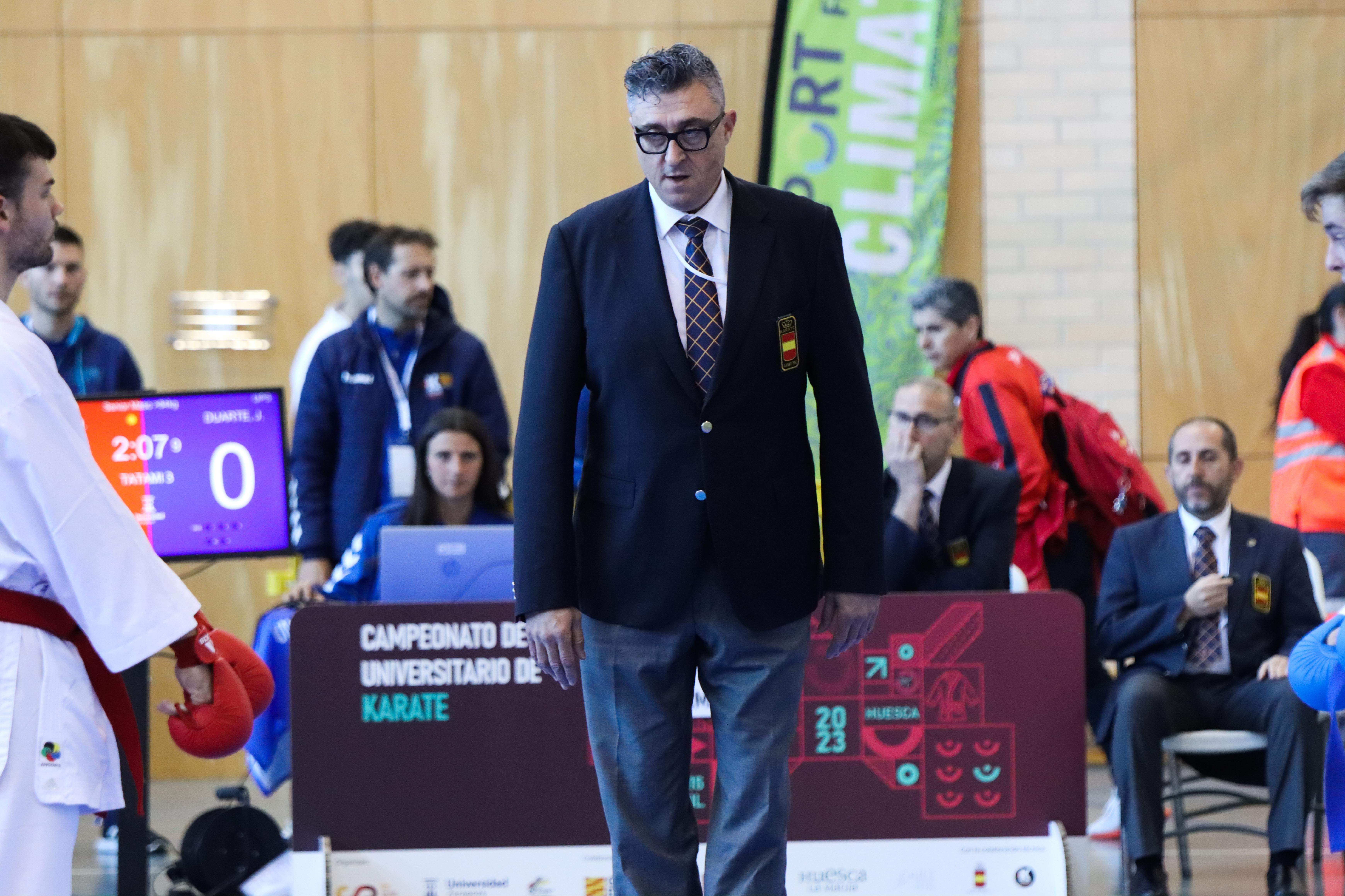 Campeonato de España Universitario de karate en Huesca. Foto: David Martínez