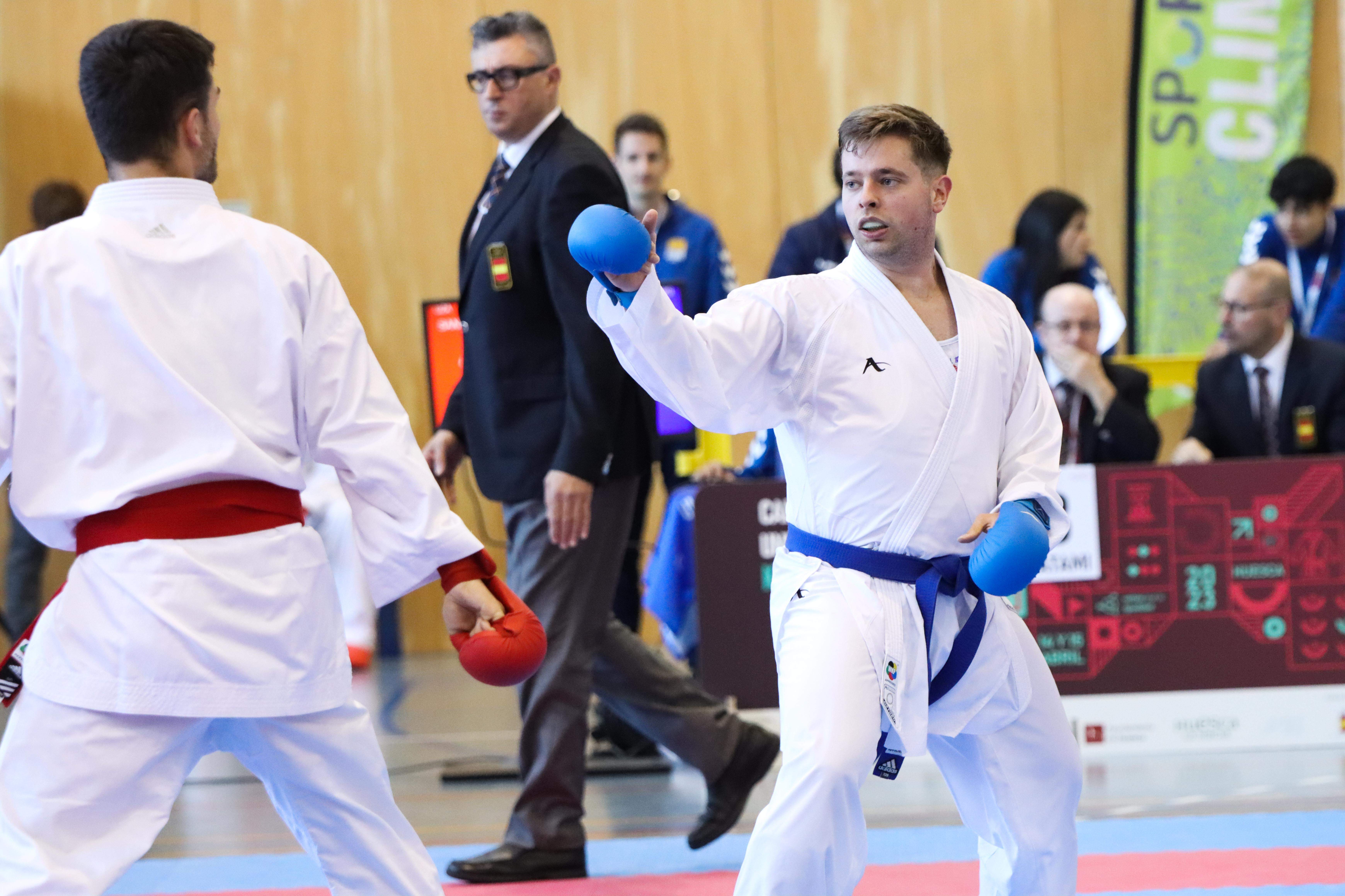 Campeonato de España Universitario de karate en Huesca. Foto: David Martínez
