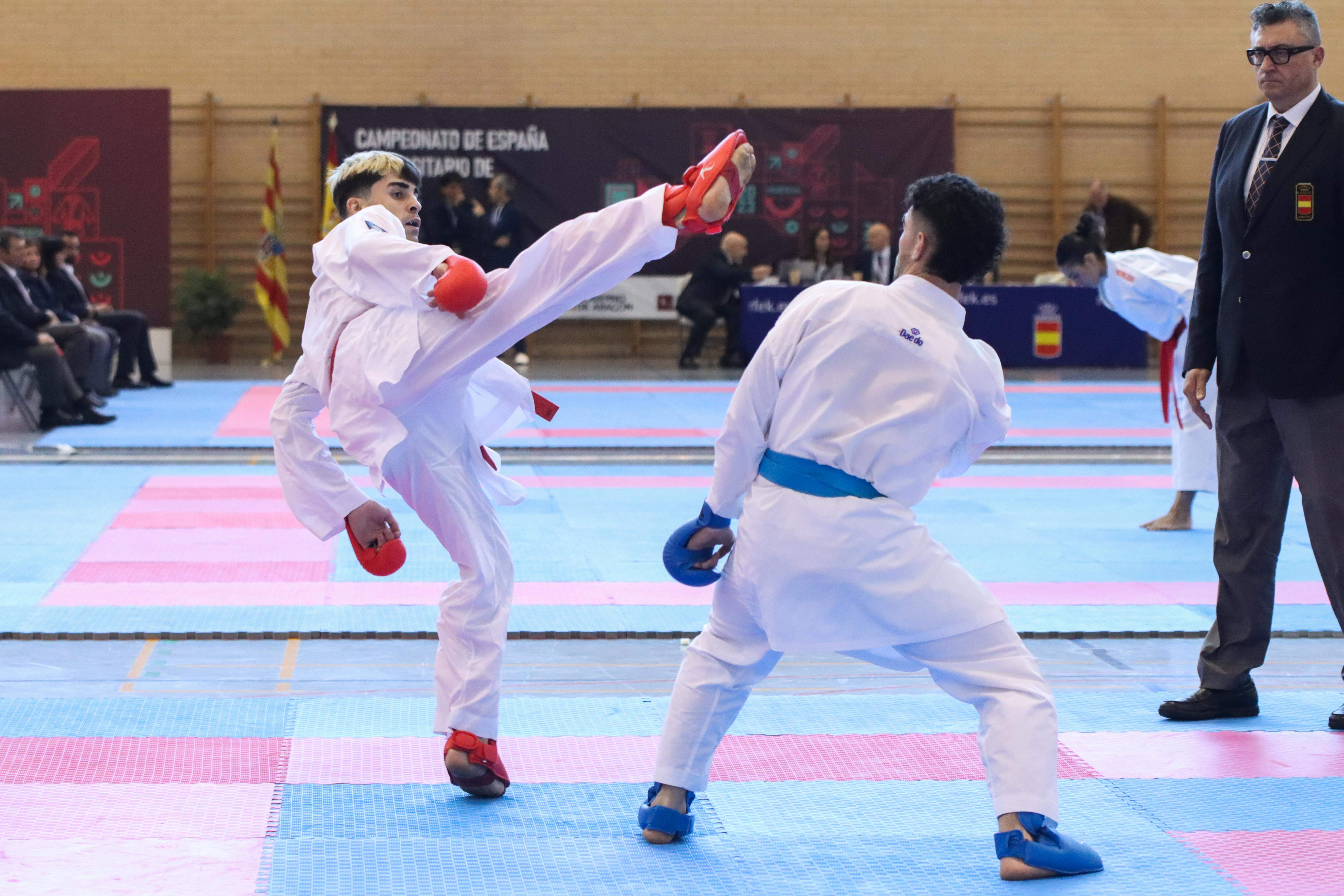 Campeonato de España Universitario de karate en Huesca. Foto: David Martínez