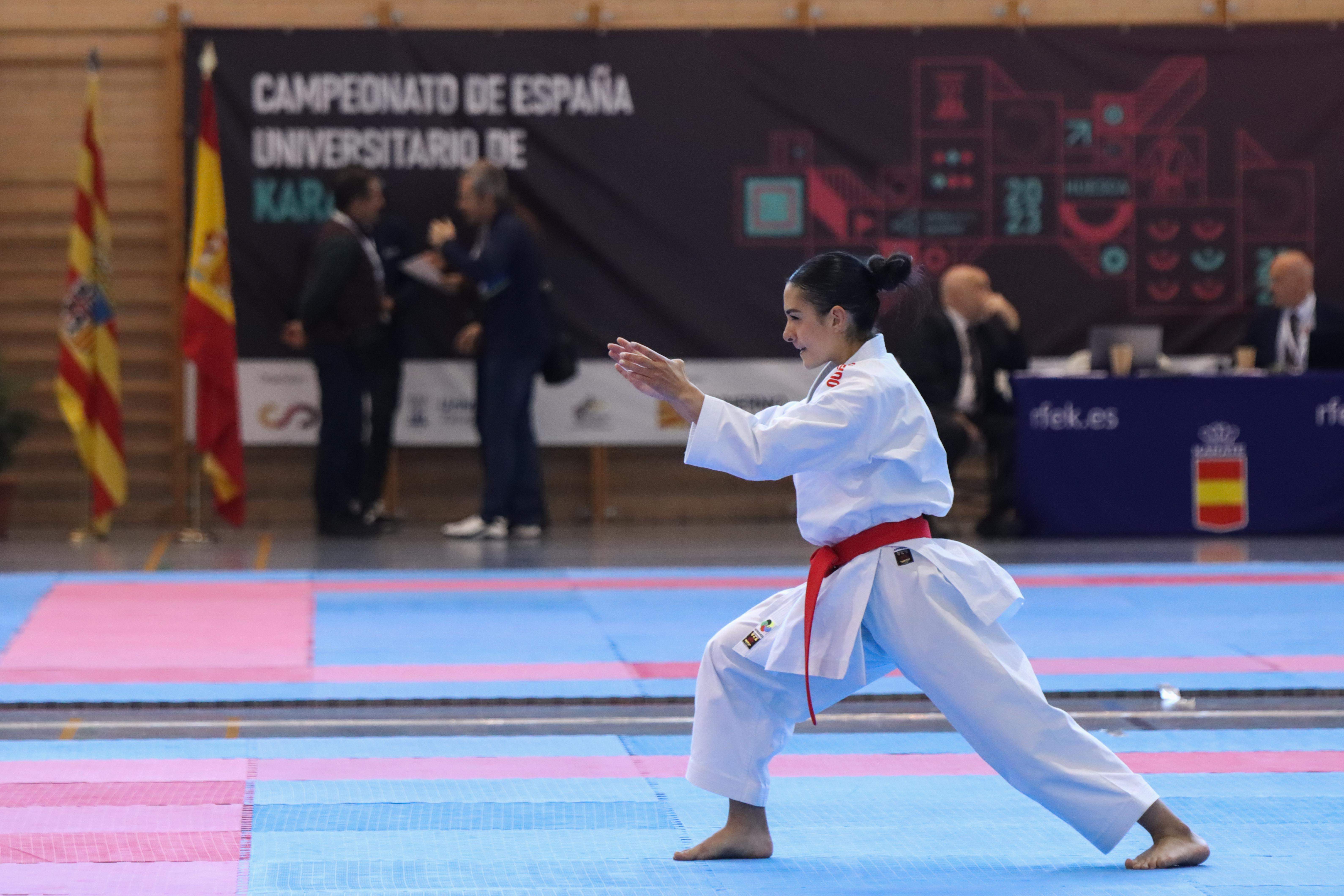 Campeonato de España Universitario de karate en Huesca. Foto: David Martínez