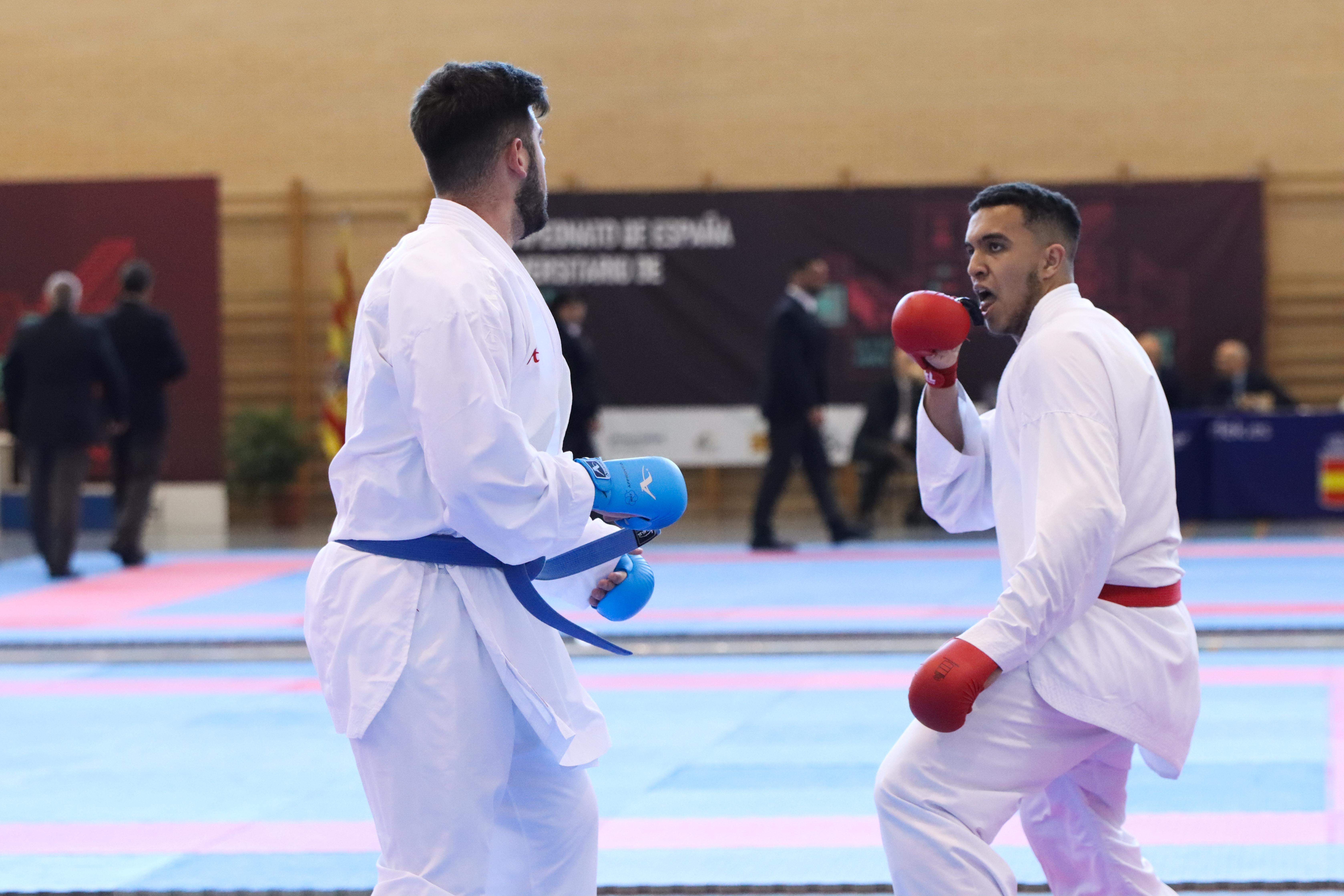 Campeonato de España Universitario de karate en Huesca. Foto: David Martínez