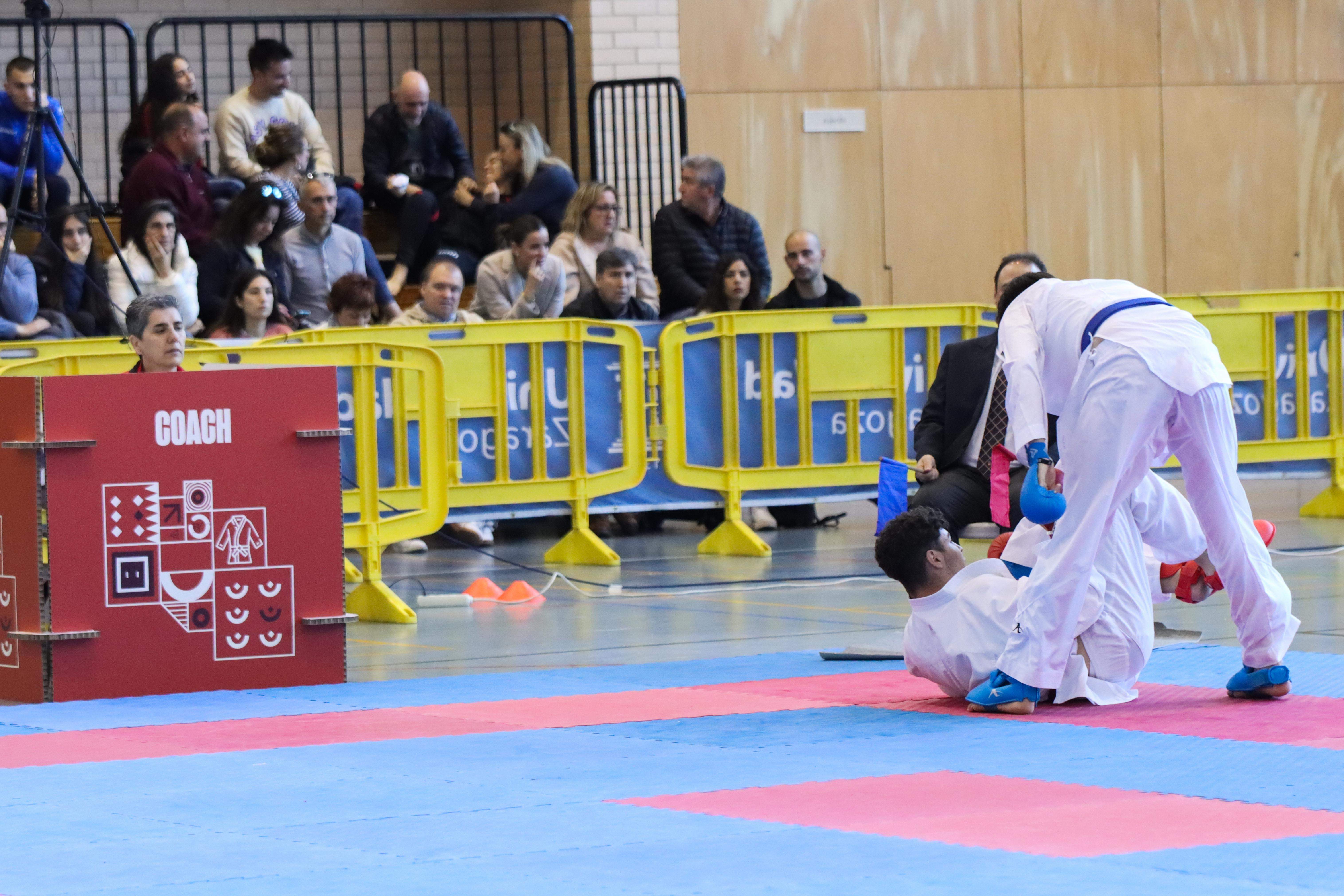 Campeonato de España Universitario de karate en Huesca. Foto: David Martínez