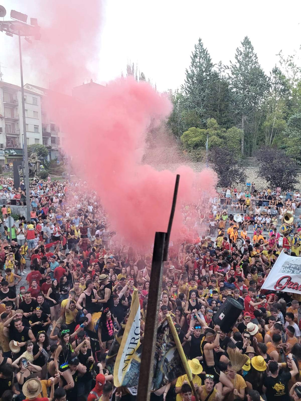 Lanzamiento del cohete de Santiago 2022 en Sabiñánigo