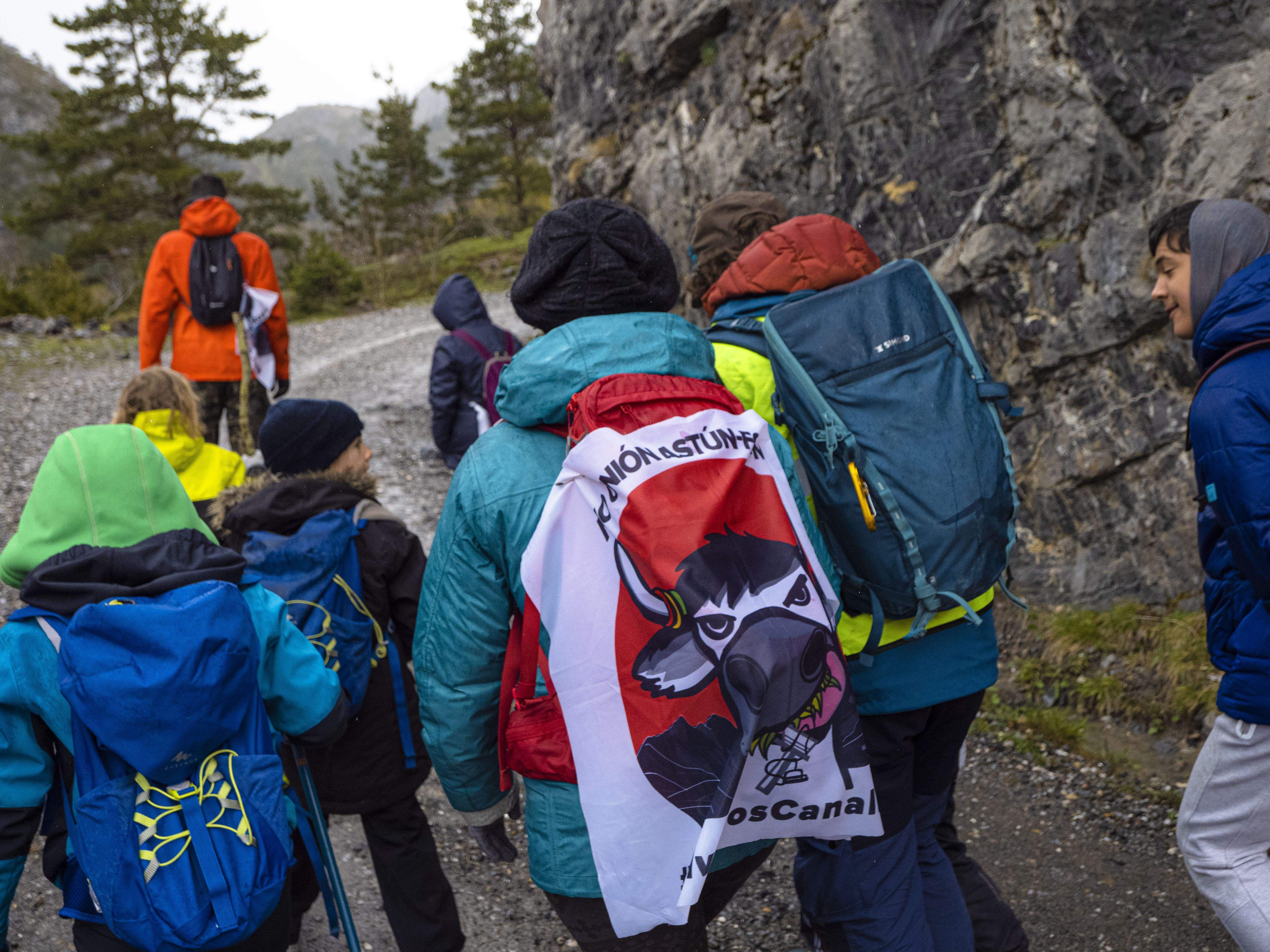 Actividad ambiental desarrollada en Canfranc sobre Canal Roya