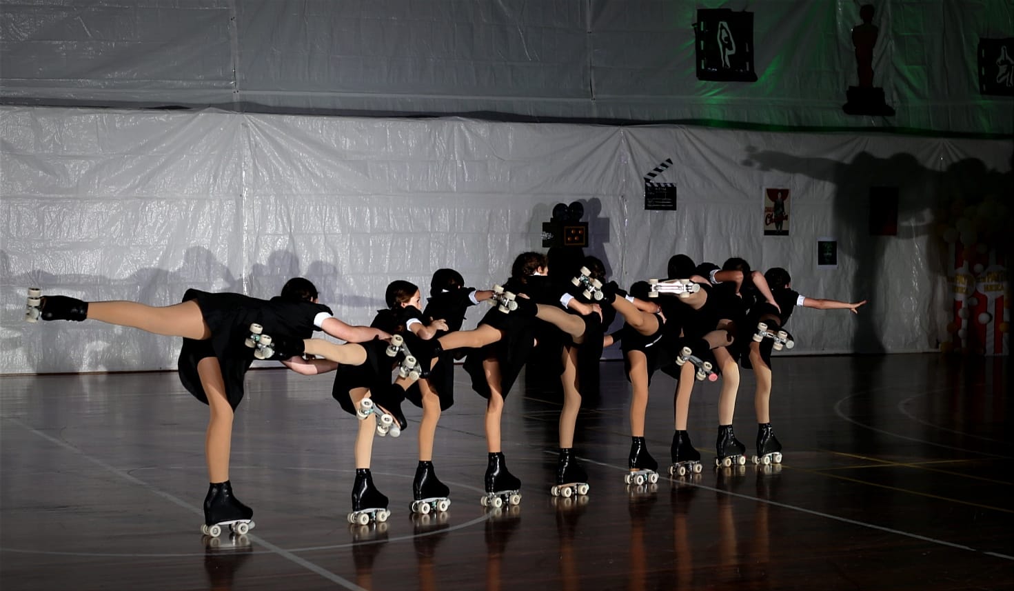 Imágenes de la Exhibición del Club Patín Huesca. Foto David Negredo 