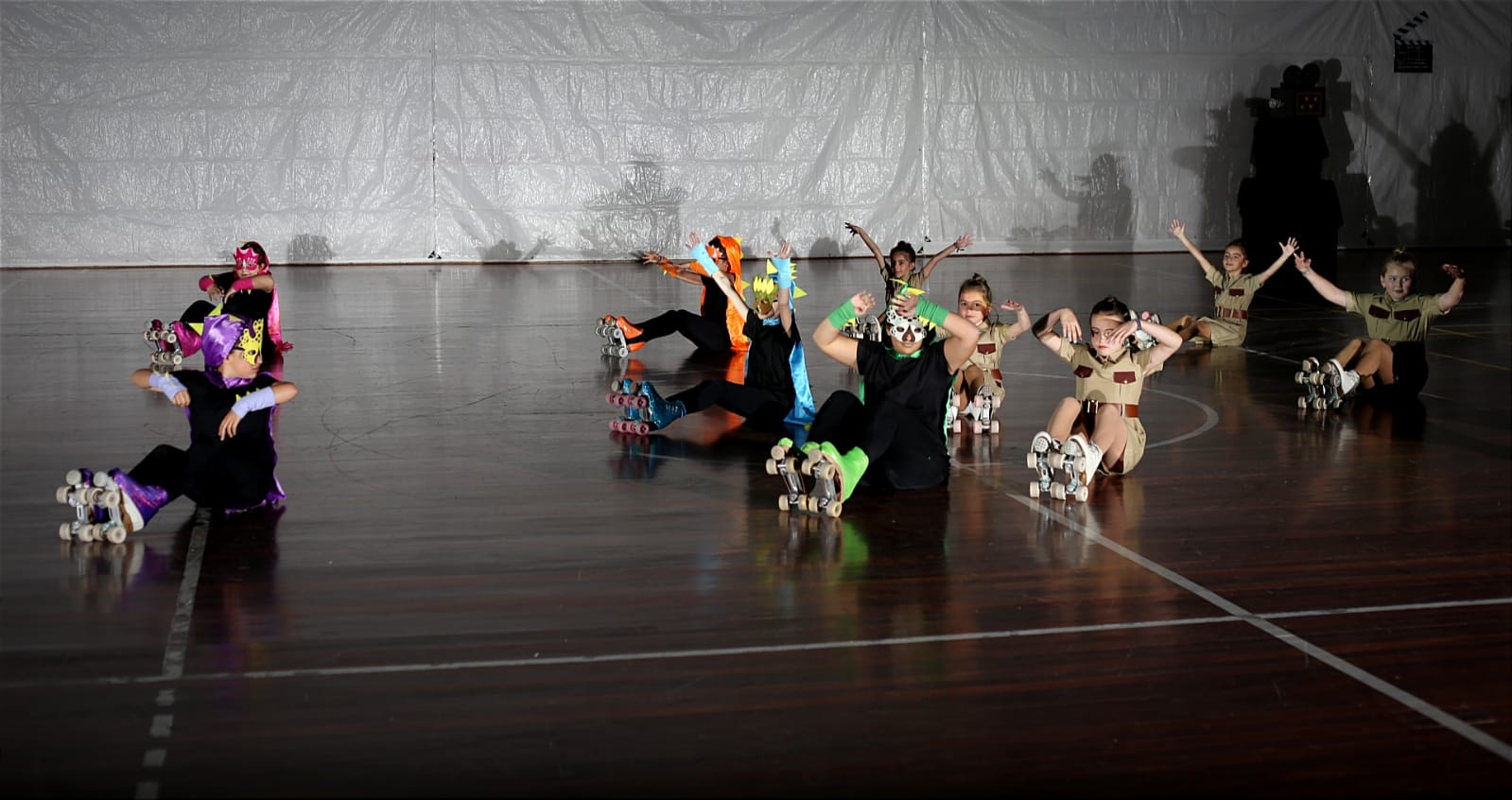 Imágenes de la Exhibición del Club Patín Huesca. Foto David Negredo 