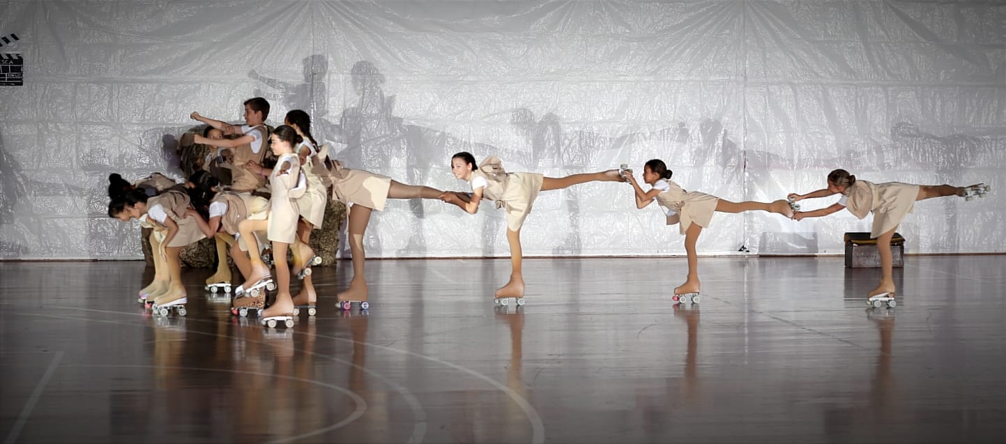 Imágenes de la Exhibición del Club Patín Huesca. Foto David Negredo 