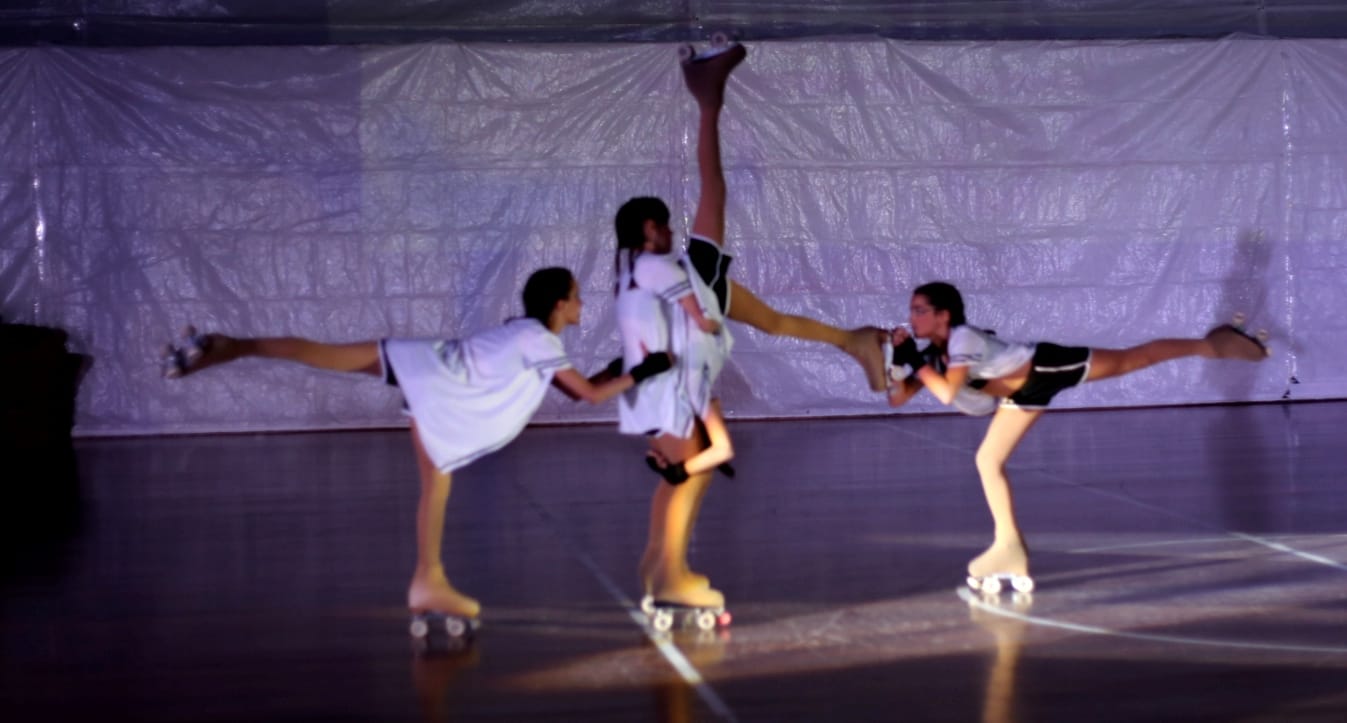 Imágenes de la Exhibición del Club Patín Huesca. Foto David Negredo 