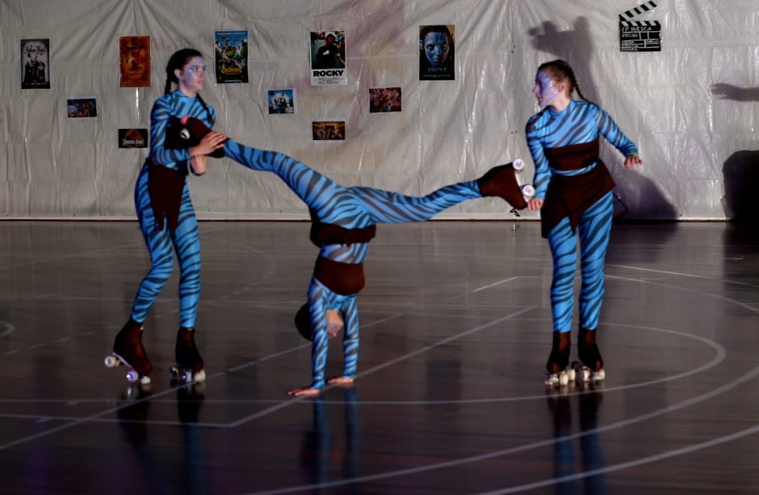 Imágenes de la Exhibición del Club Patín Huesca. Foto David Negredo 