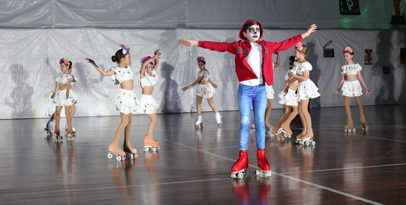 Imágenes de la Exhibición del Club Patín Huesca. Foto David Negredo 