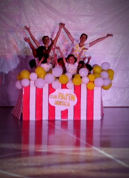 Imágenes de la Exhibición del Club Patín Huesca. Foto David Negredo 