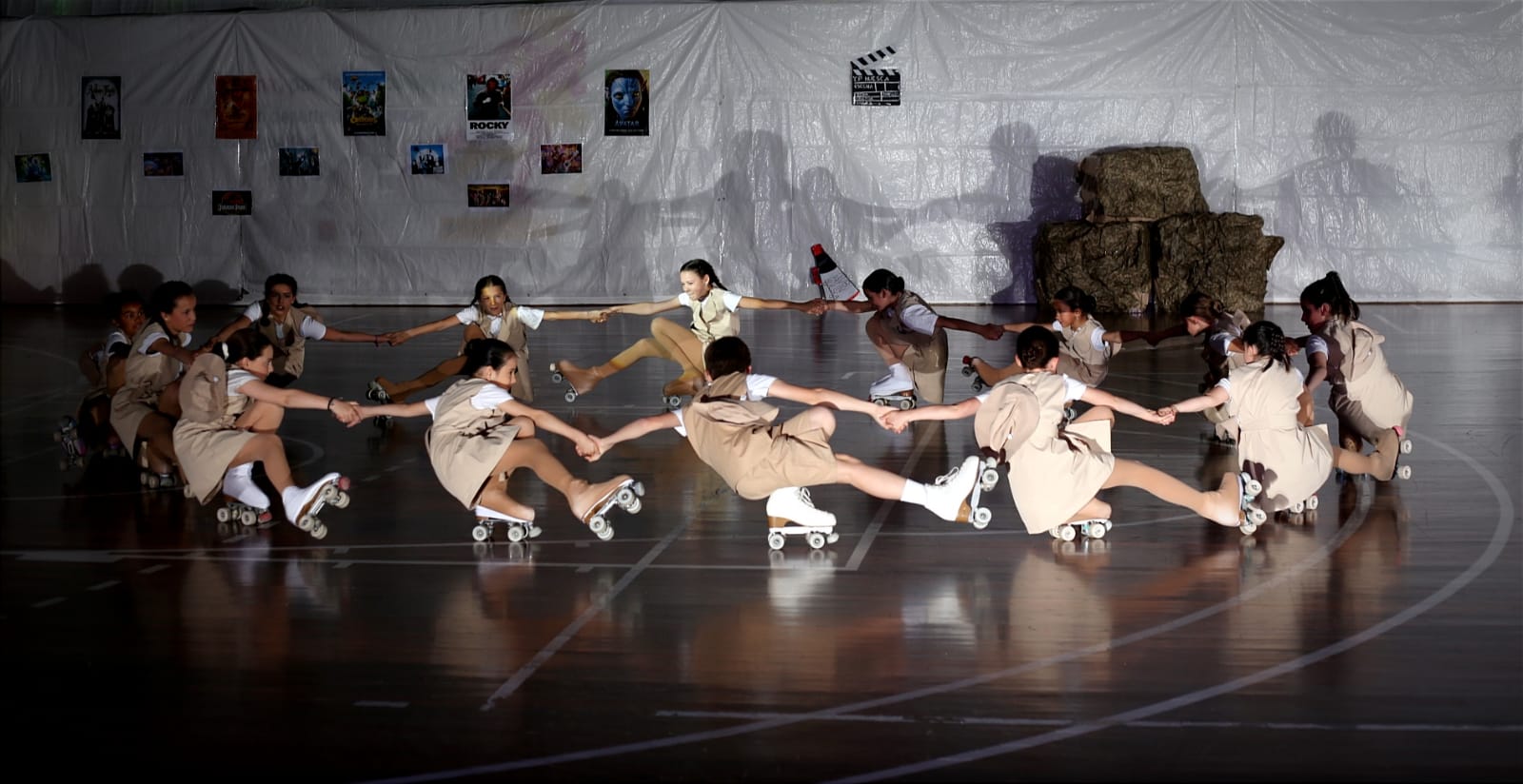 Imágenes de la Exhibición del Club Patín Huesca. Foto David Negredo 