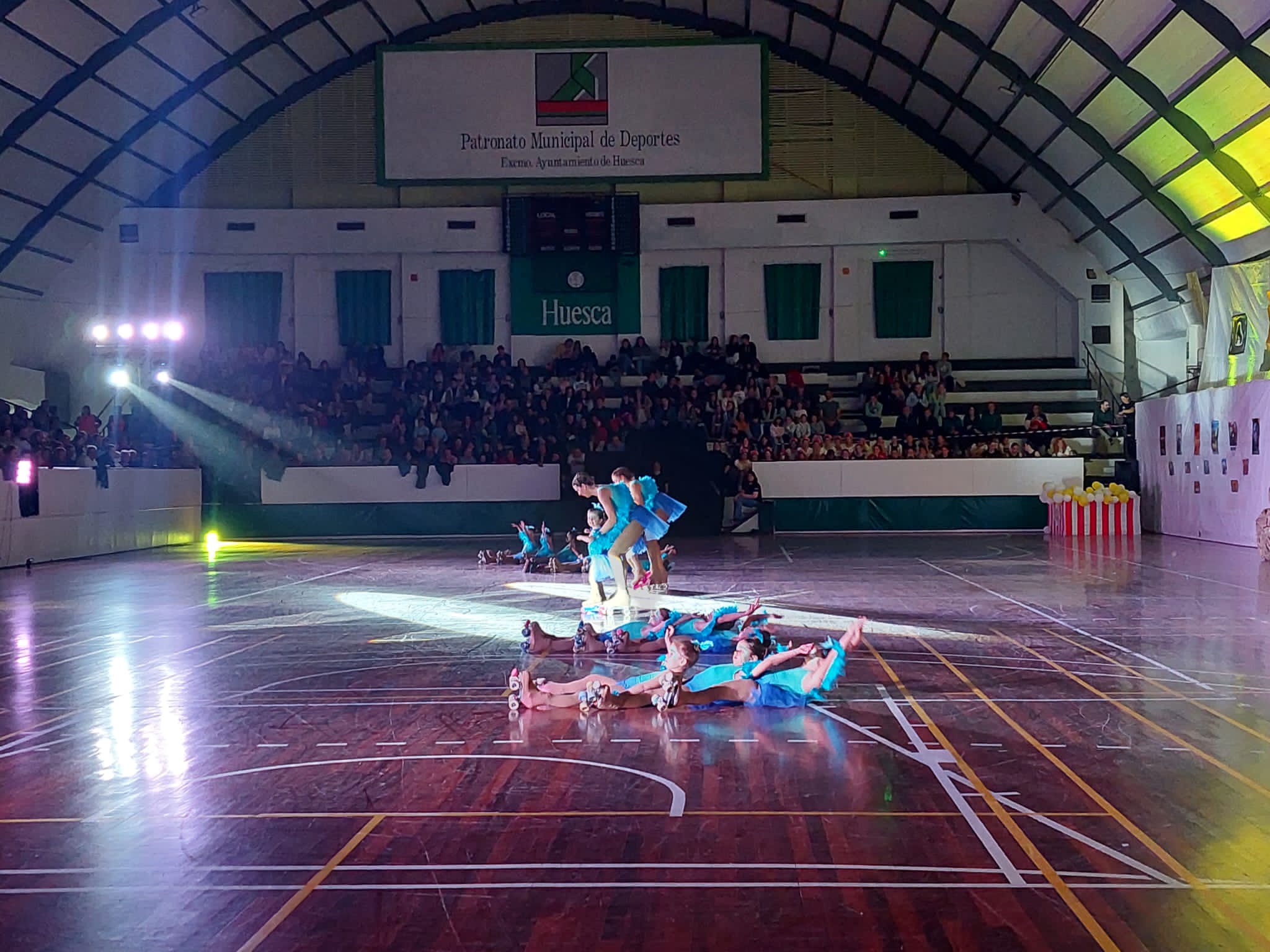 Imágenes de la Exhibición del Club Patín Huesca. Foto David Negredo 
