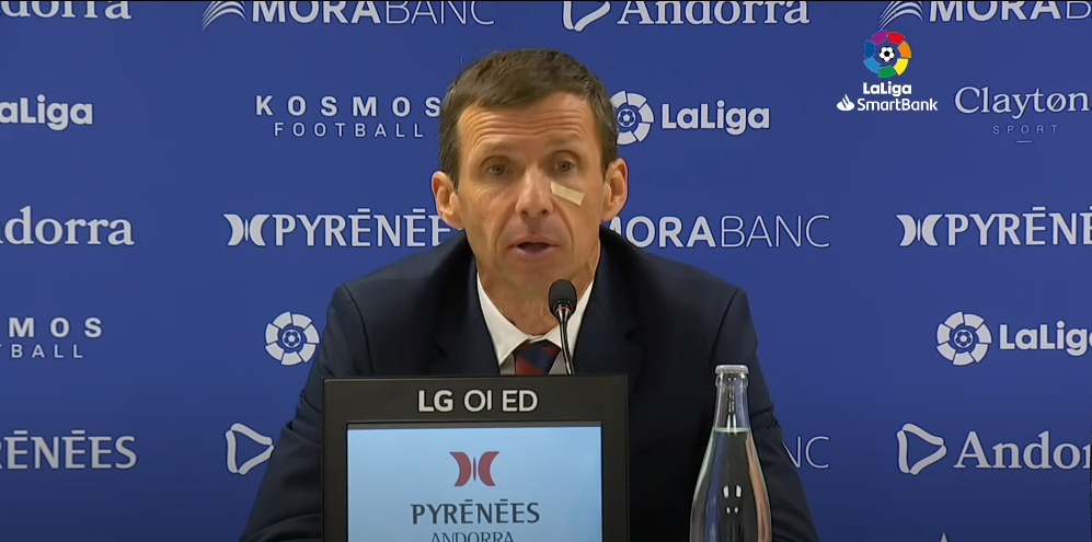 Cuco Ziganda, entrenador del Huesca.