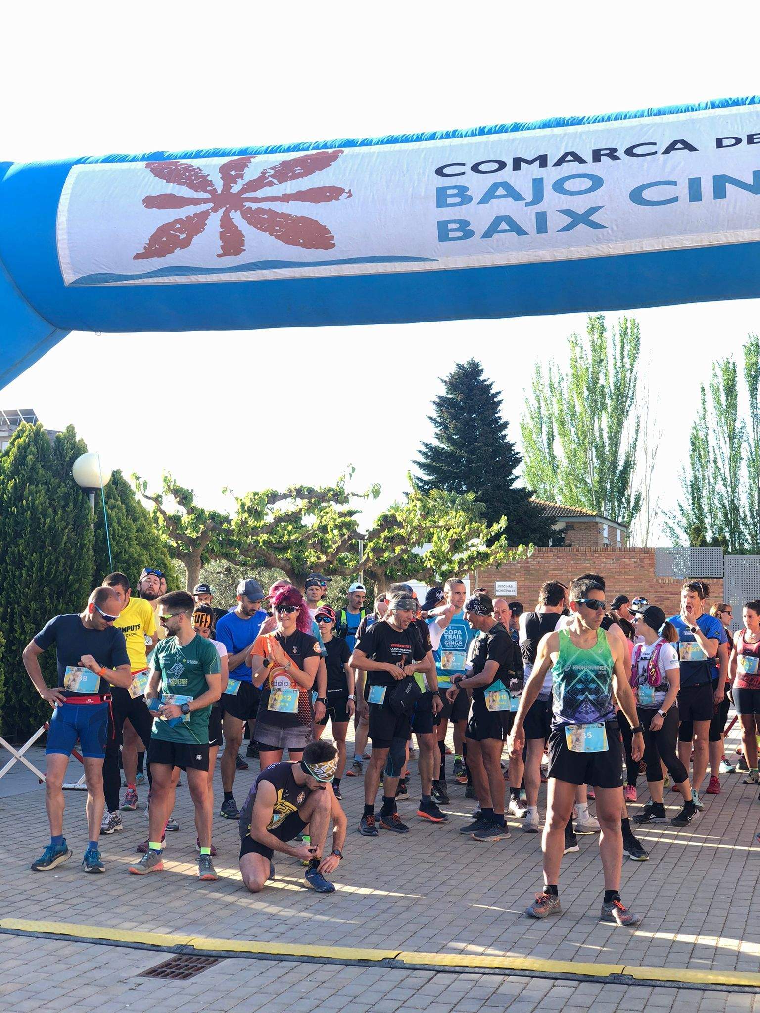 Momentos antes de la salida de la IITrailTorrente de Cinca.