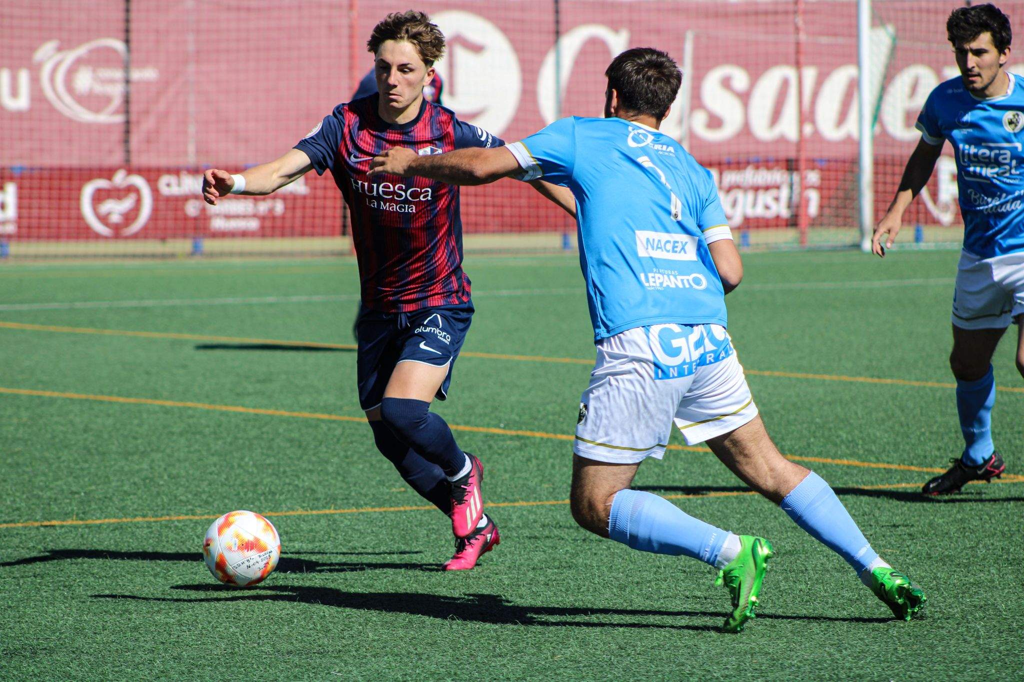 Huesca B 2-1 CD Binéfar disputado este domingo en San Jorge. Foto: SD Huesca