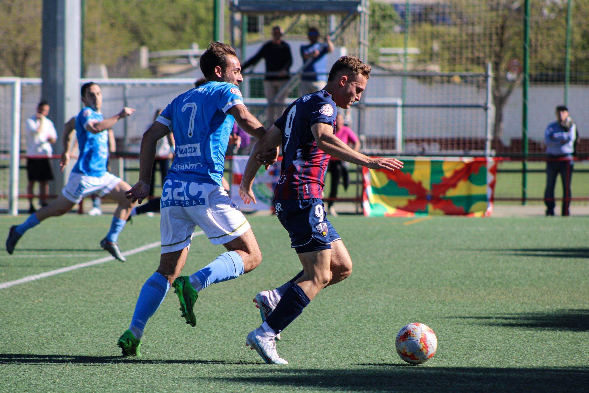 Huesca B 2-1 CD Binéfar disputado este domingo en San Jorge. Foto: SD Huesca