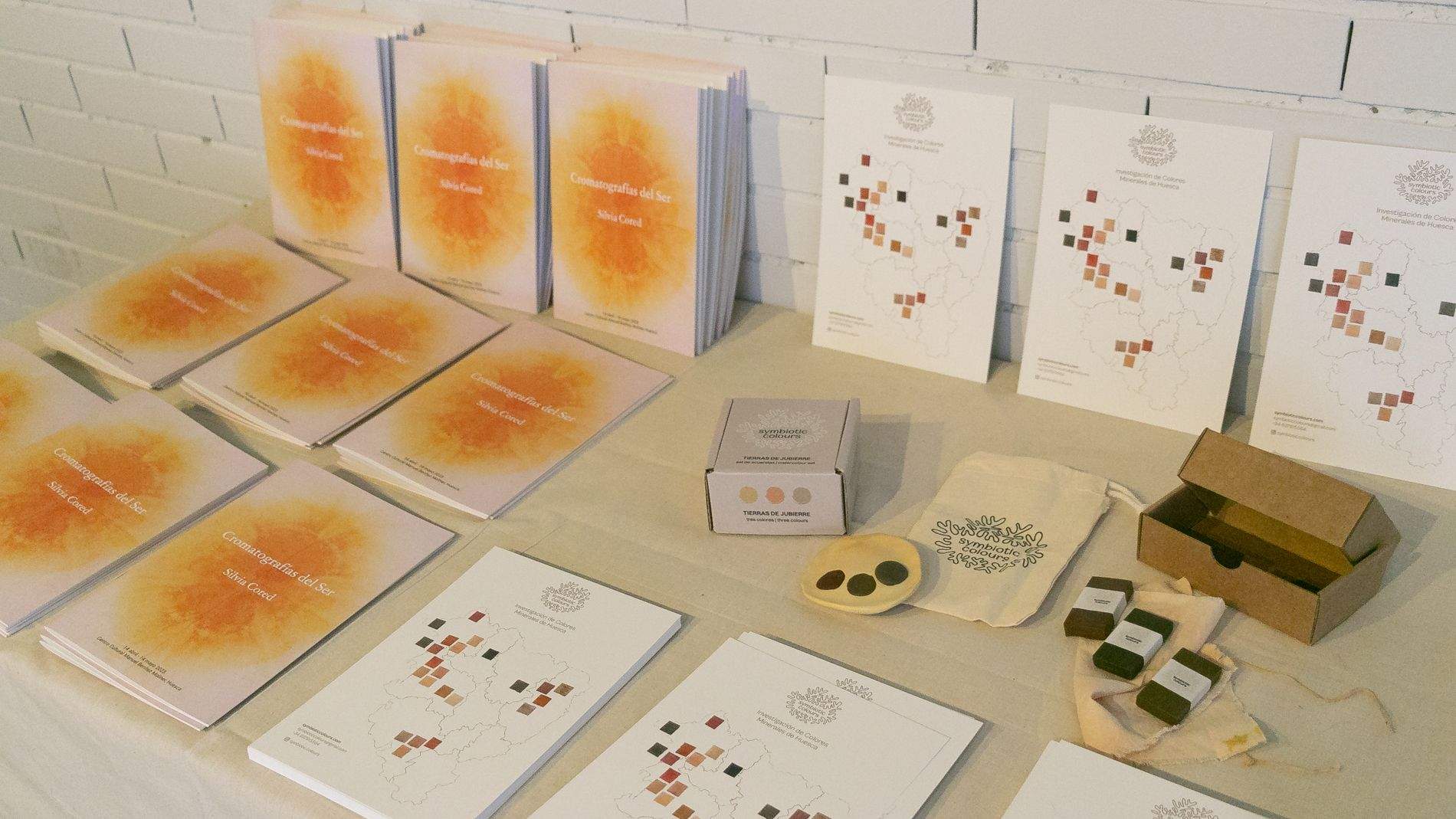 Imágenes de la exposición Cromatografías del Ser de Silvia Cored. Foto Estela Alcay