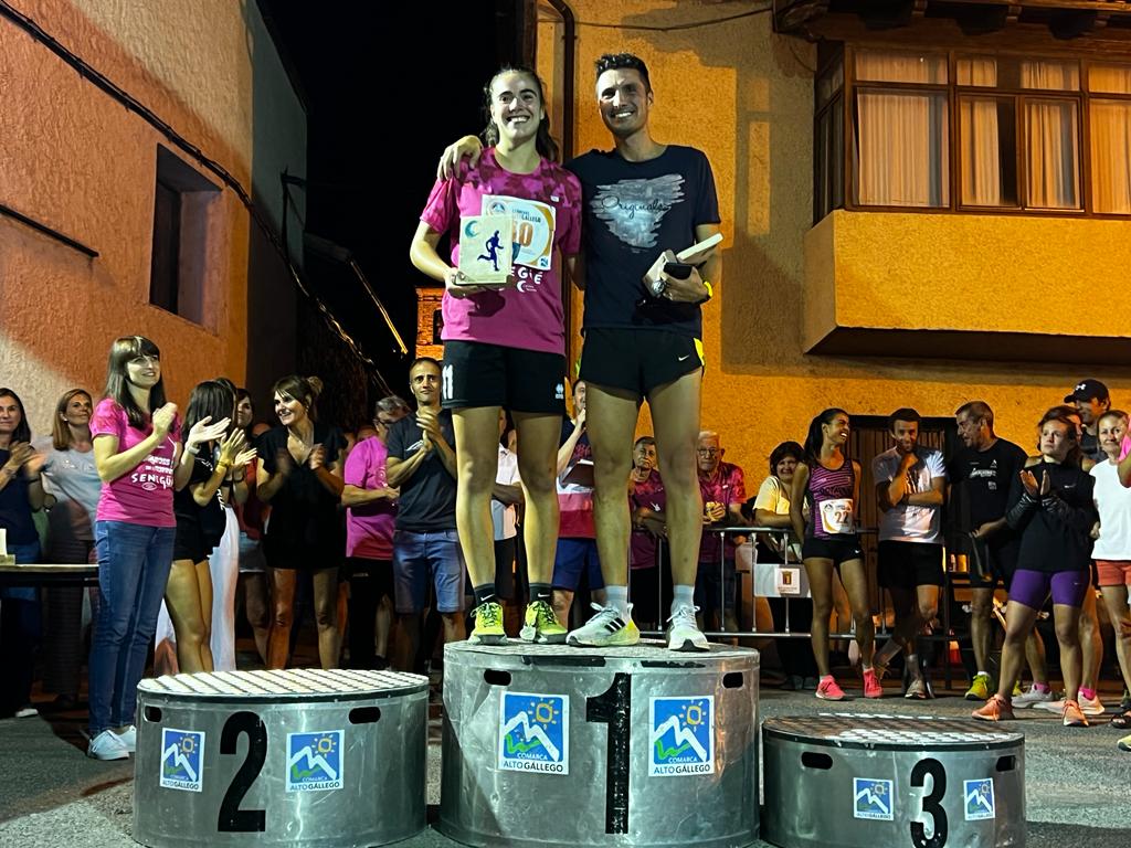 Mejores atletas locales. Foto Deporte Cantera Sabiñánigo