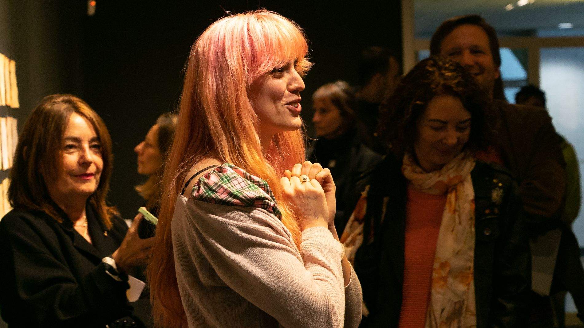 Imágenes de la exposición Cromatografías del Ser de Silvia Cored. Foto Estela Alcay