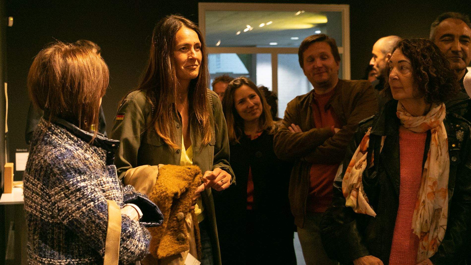 Inauguración de la exposición Cromatografías del Ser de Silvia Cored. Foto Estela Alcay