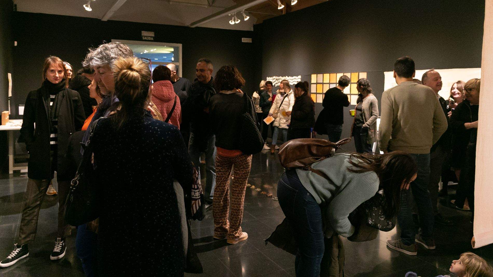 Imágenes de la exposición Cromatografías del Ser de Silvia Cored. Foto Estela Alcay