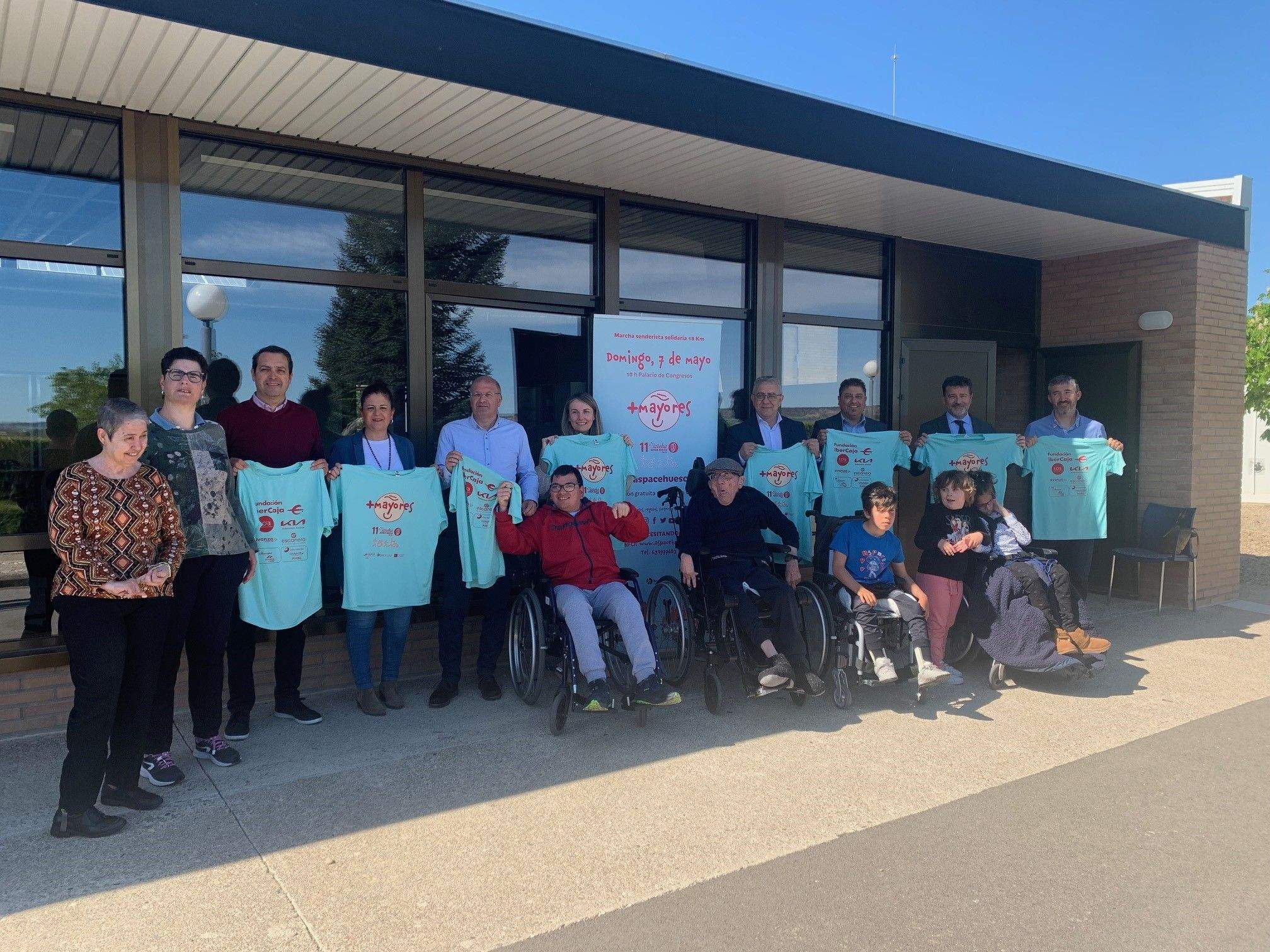 Esta es la camiseta de la 11ª Marcha Aspace Huesca