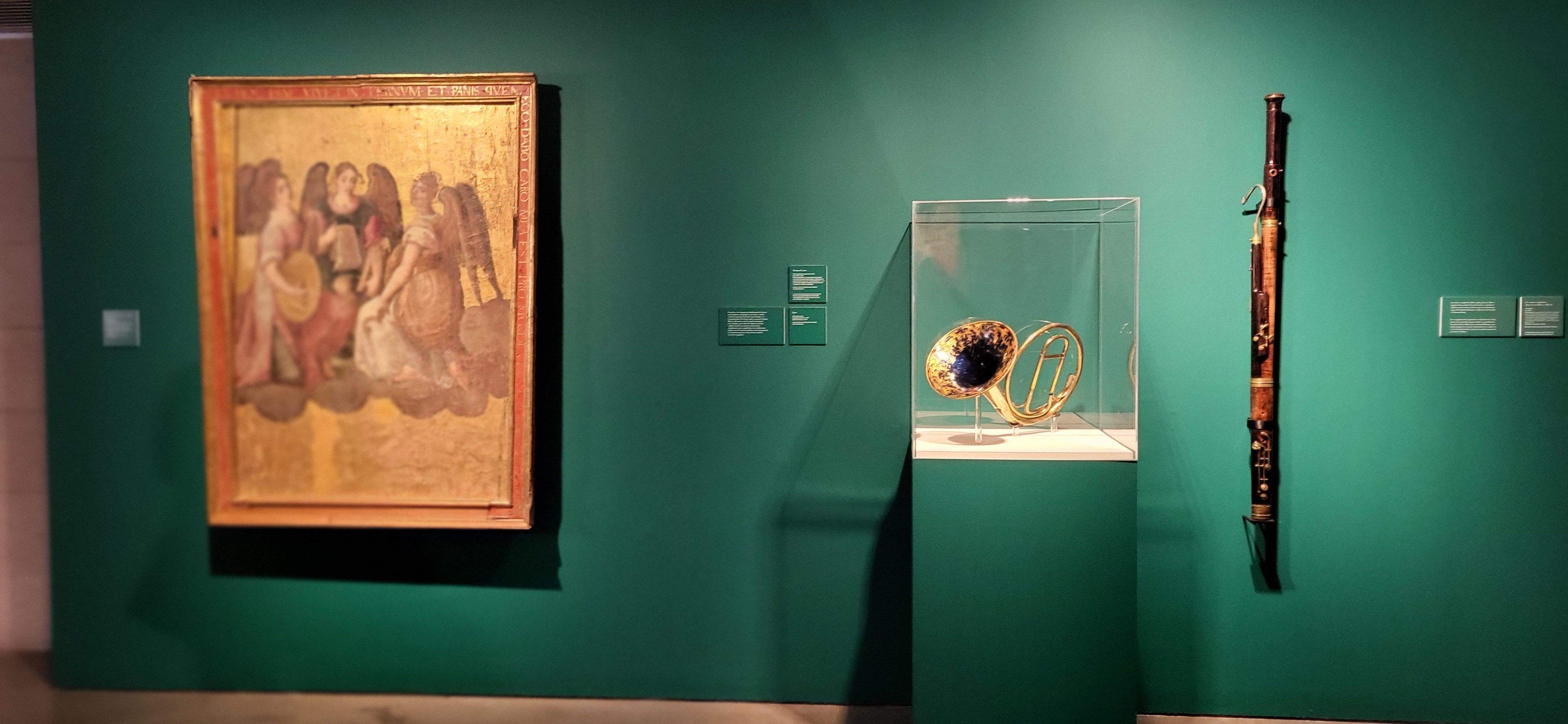 Exposición Patrimonio de la fiesta y la música en Huesca (Siglos XII al XVIII). Foto Myriam Martínez