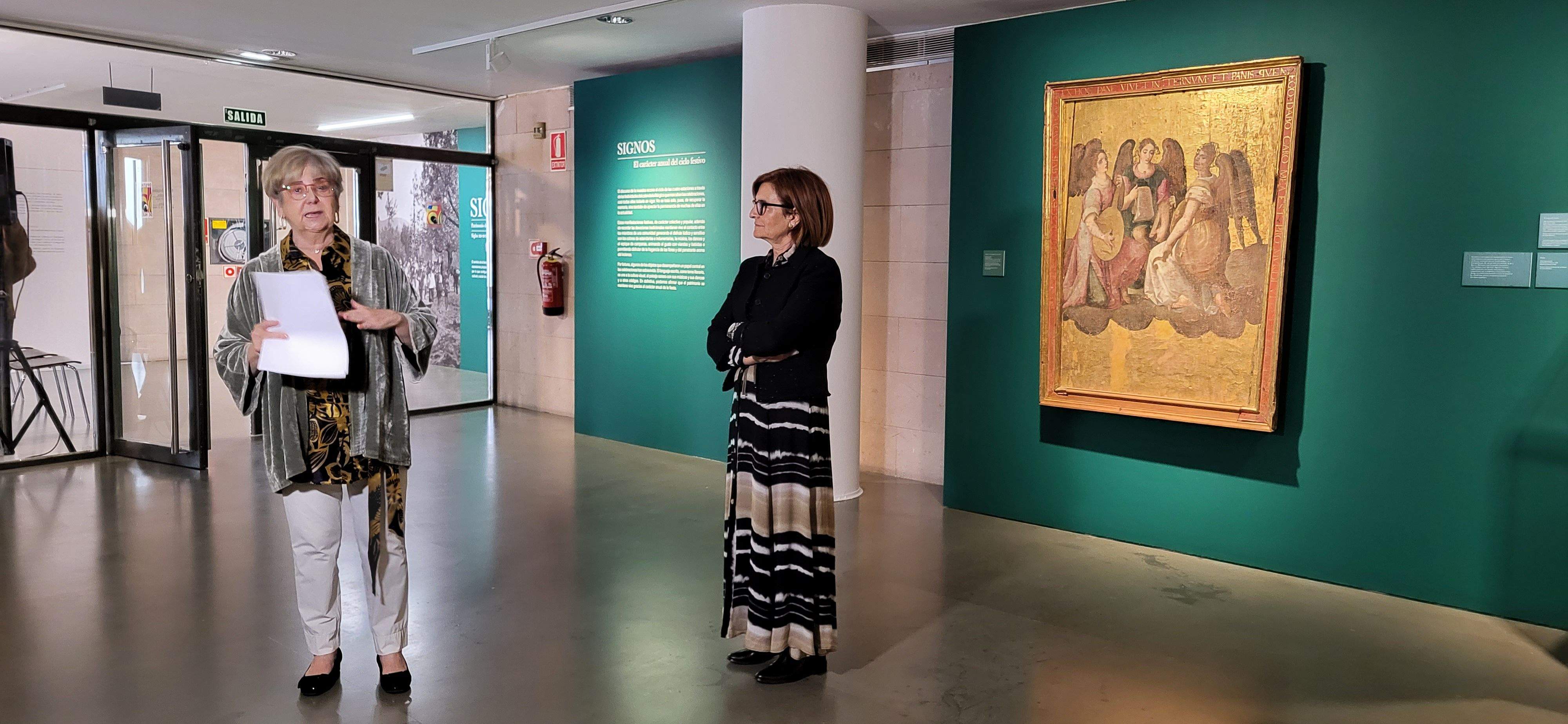 Exposición Patrimonio de la fiesta y la música en Huesca (Siglos XII al XVIII). Foto Myriam Martínez