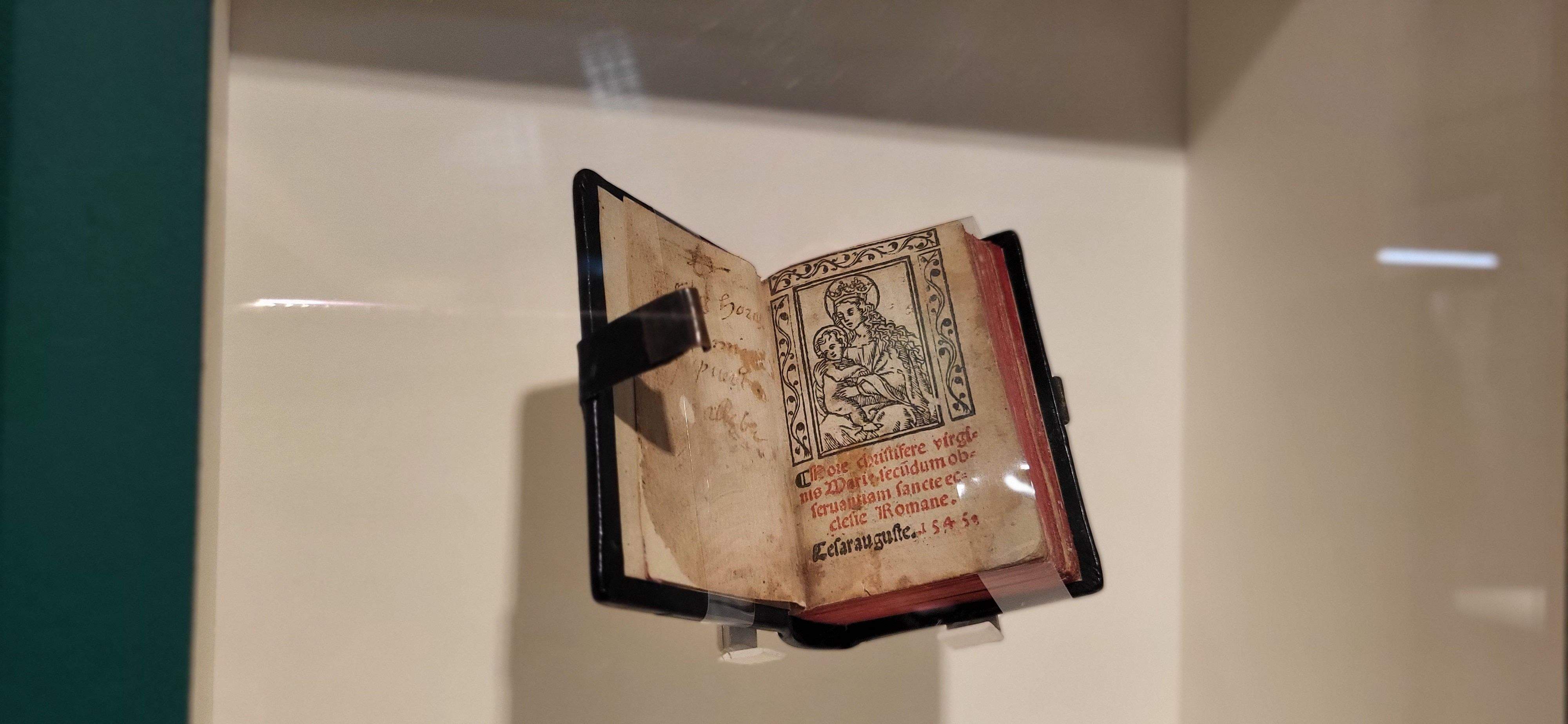 Exposición Patrimonio de la fiesta y la música en Huesca (Siglos XII al XVIII). Foto Myriam Martínez