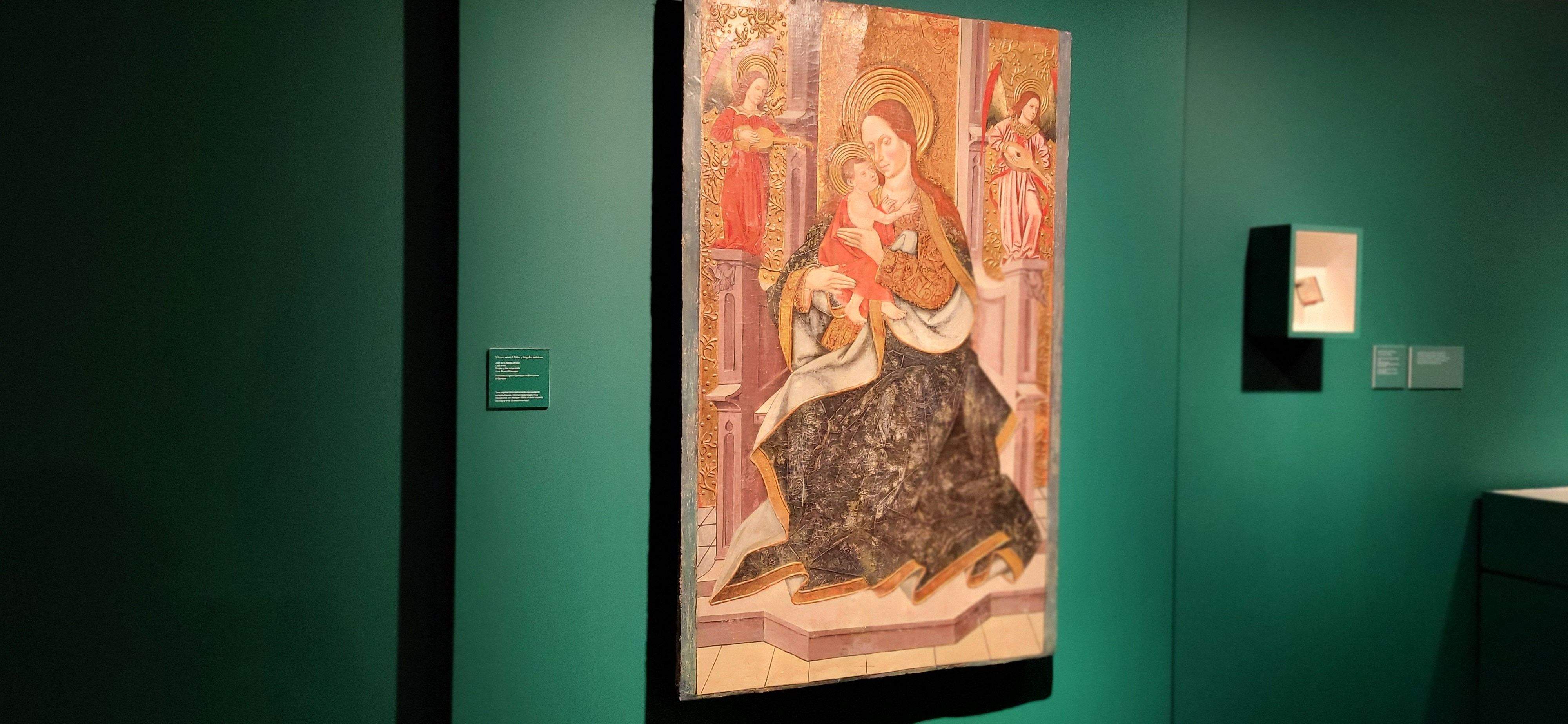 Exposición Patrimonio de la fiesta y la música en Huesca (Siglos XII al XVIII). Foto Myriam Martínez