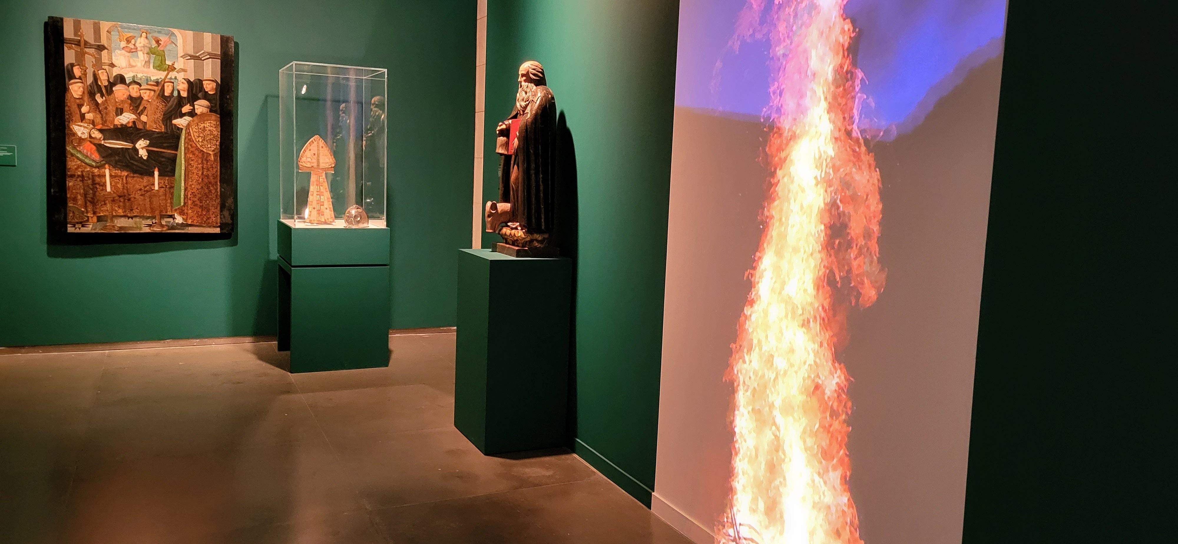 Exposición Patrimonio de la fiesta y la música en Huesca (Siglos XII al XVIII). Foto Myriam Martínez