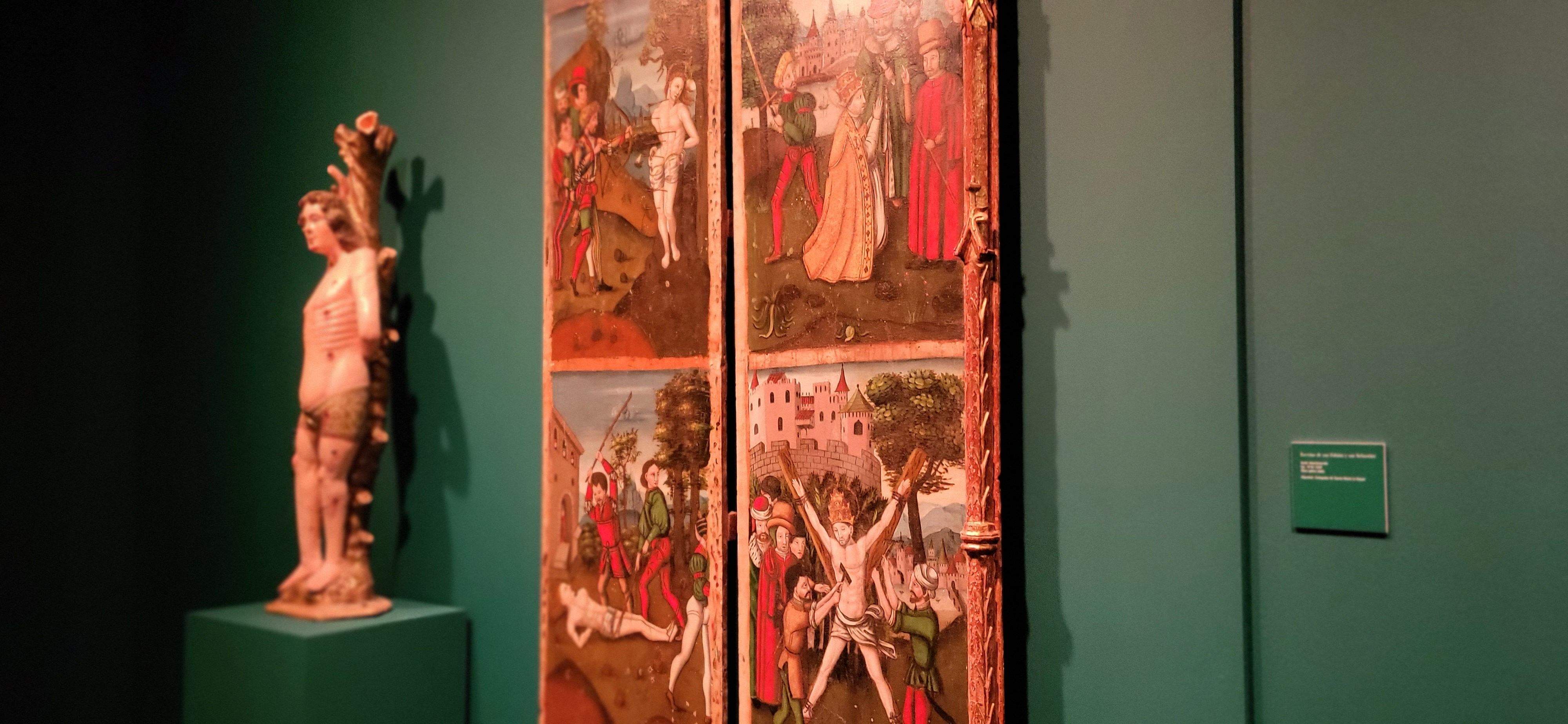 Exposición Patrimonio de la fiesta y la música en Huesca (Siglos XII al XVIII). Foto Myriam Martínez