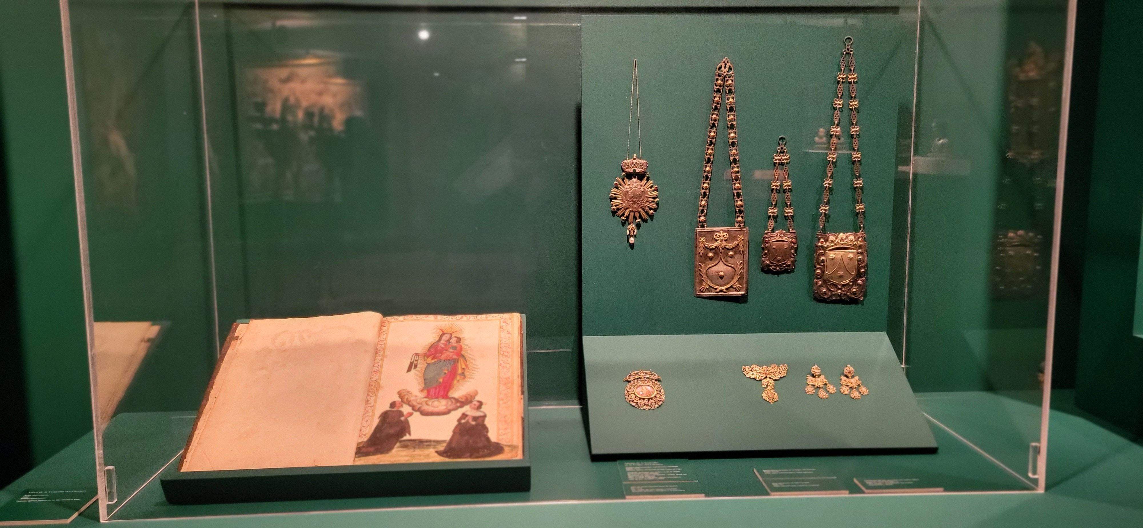 Exposición Patrimonio de la fiesta y la música en Huesca (Siglos XII al XVIII). Foto Myriam Martínez