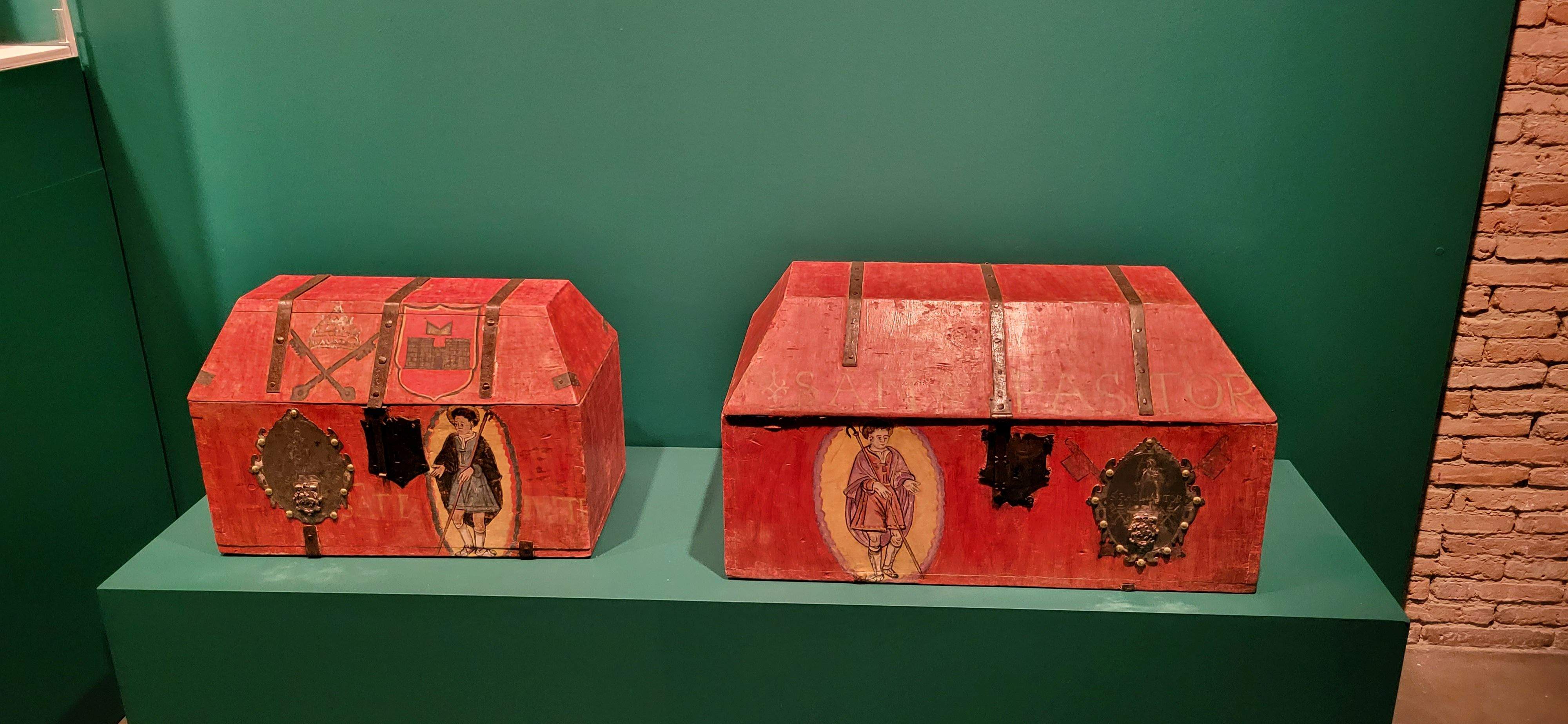 Exposición Patrimonio de la fiesta y la música en Huesca (Siglos XII al XVIII). Foto Myriam Martínez