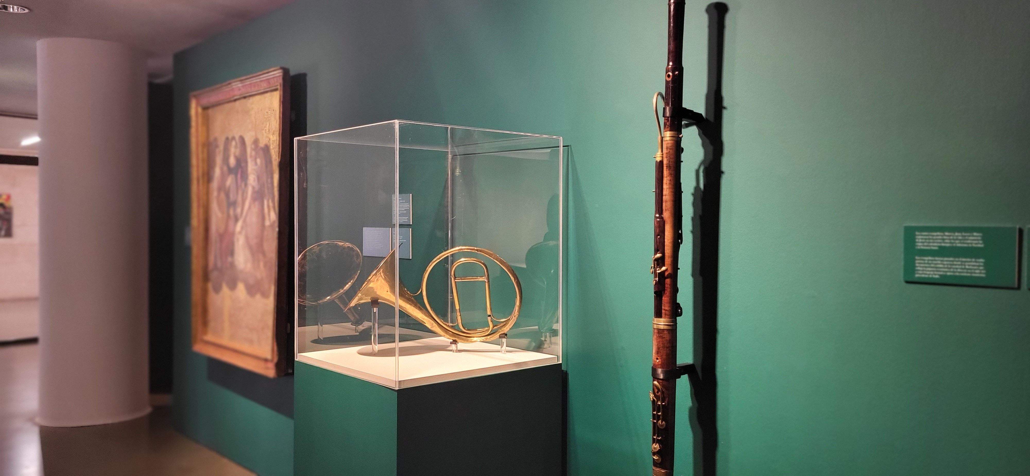 Exposición Patrimonio de la fiesta y la música en Huesca (Siglos XII al XVIII). Foto Myriam Martínez