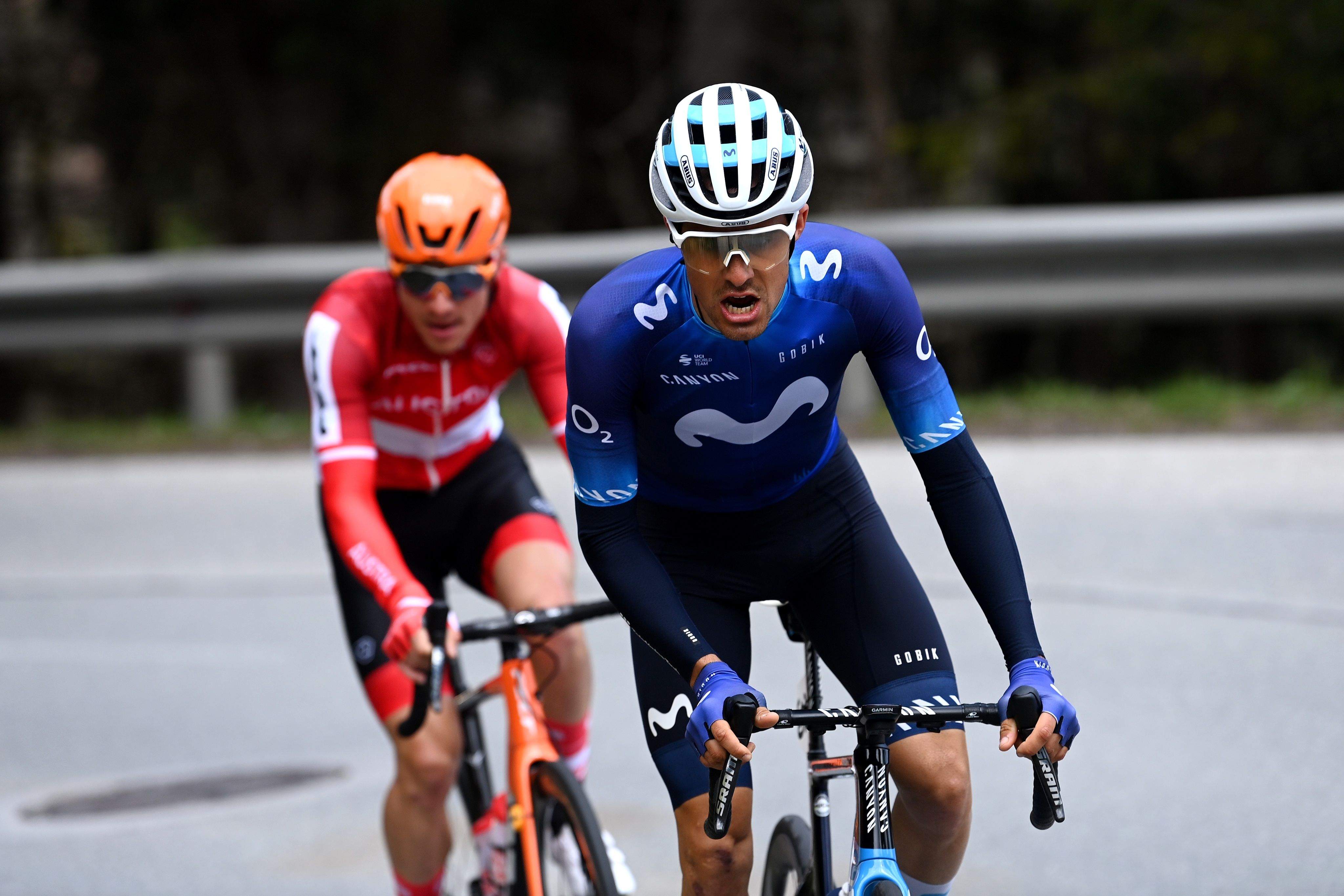 Samitier, corredor de Movistar, ha vuelto a ser protagonista este martes. Foto: @GettySport