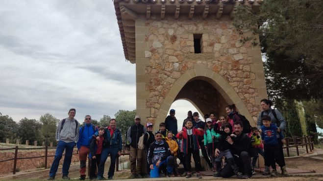 Foto de recuerdo de la travesía de Peque Guara.