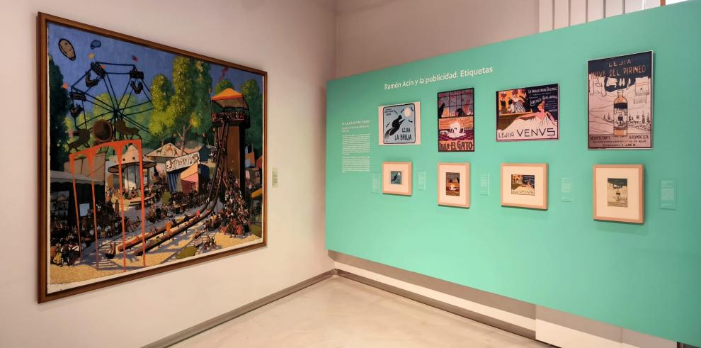El Ramón Acín publicista, grabador y diseñador de litografías, en el Museo de Huesca