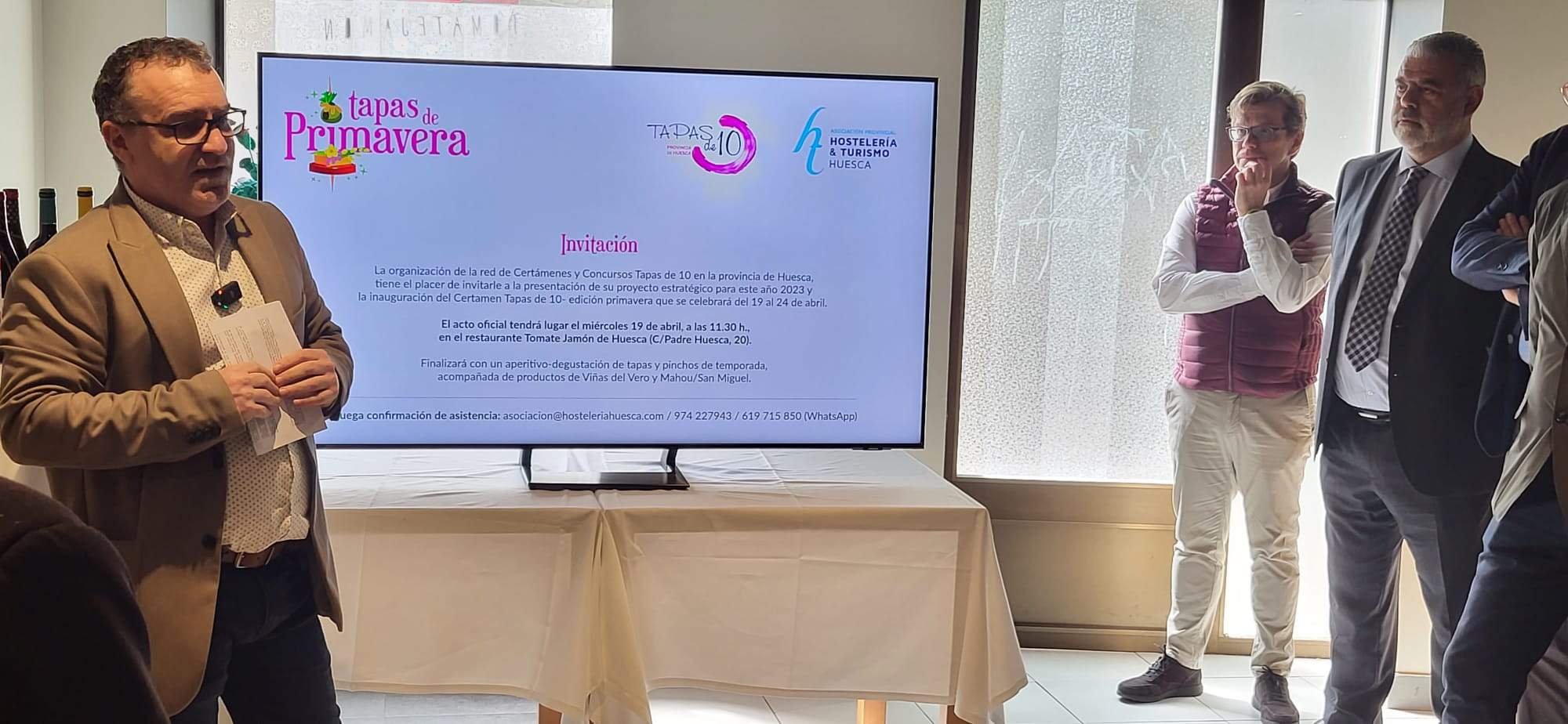 Presentación del Certamen Tapas de 10