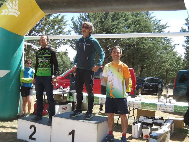 Oscar Plasín 1º Veterano B en la Jamon Trail