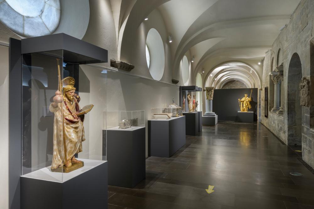 Vista del apartado de exposición en el Museo Diocesano de Jaca. Foto Sergio Padura