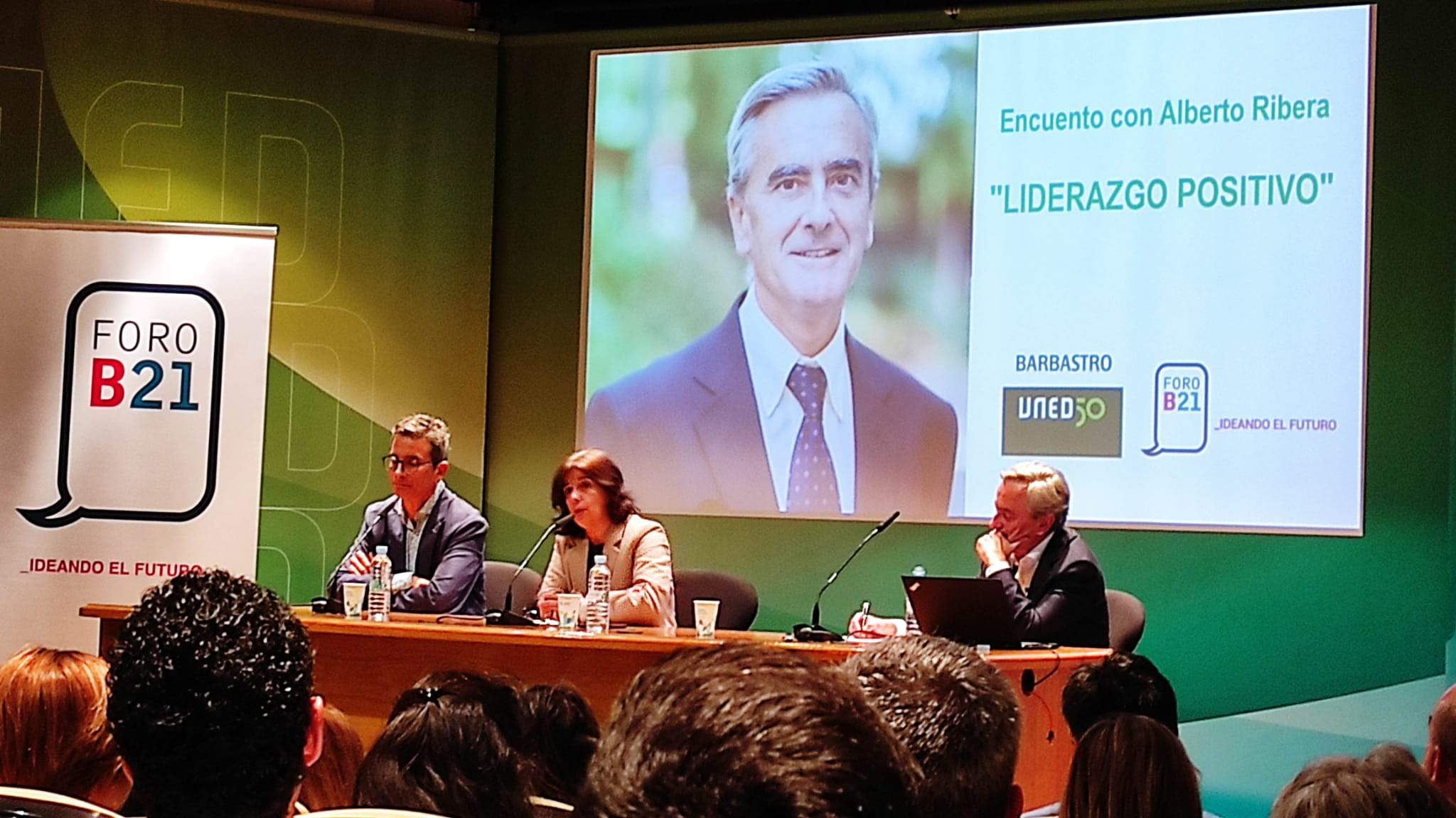 Conferencia Alberto Ribera en la UNED de Barbastro dentro de los encuentros del Foro B21