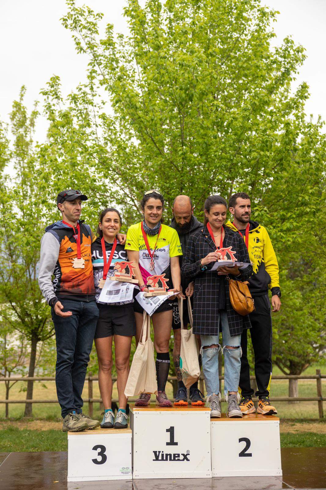 Podium absoluto 25km. Foto Toño Miranda